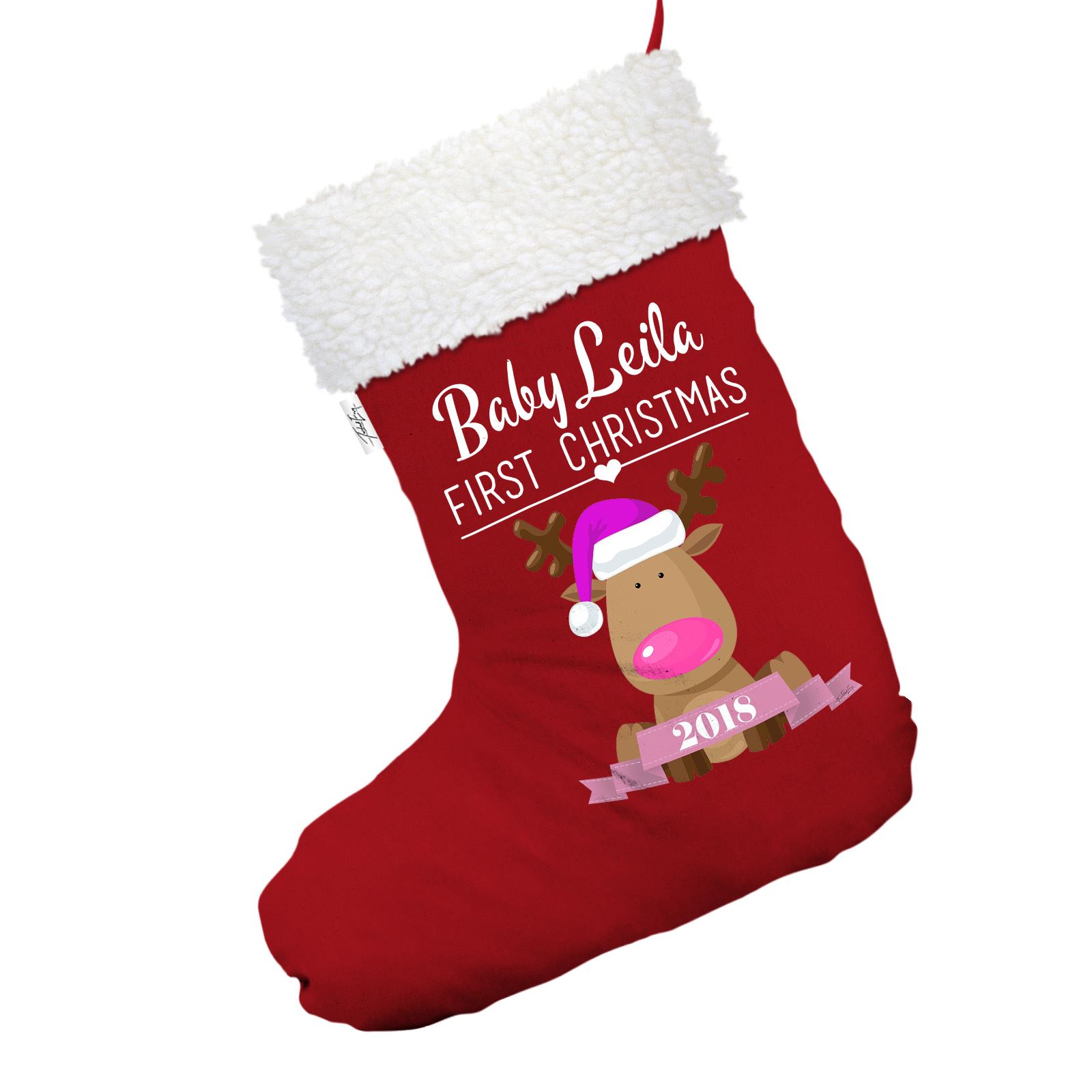 baby's first christmas stocking 2018