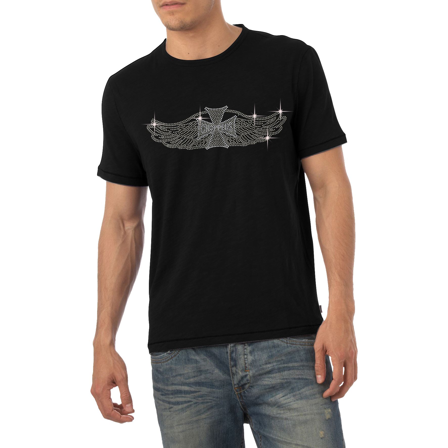 Men's Chopper Chopper Chopper ailes strass Diamante Tank Top 2f0e1e Men's Chopper Chopper Chopper ailes strass Diamante Tank Top 2f0e1e
