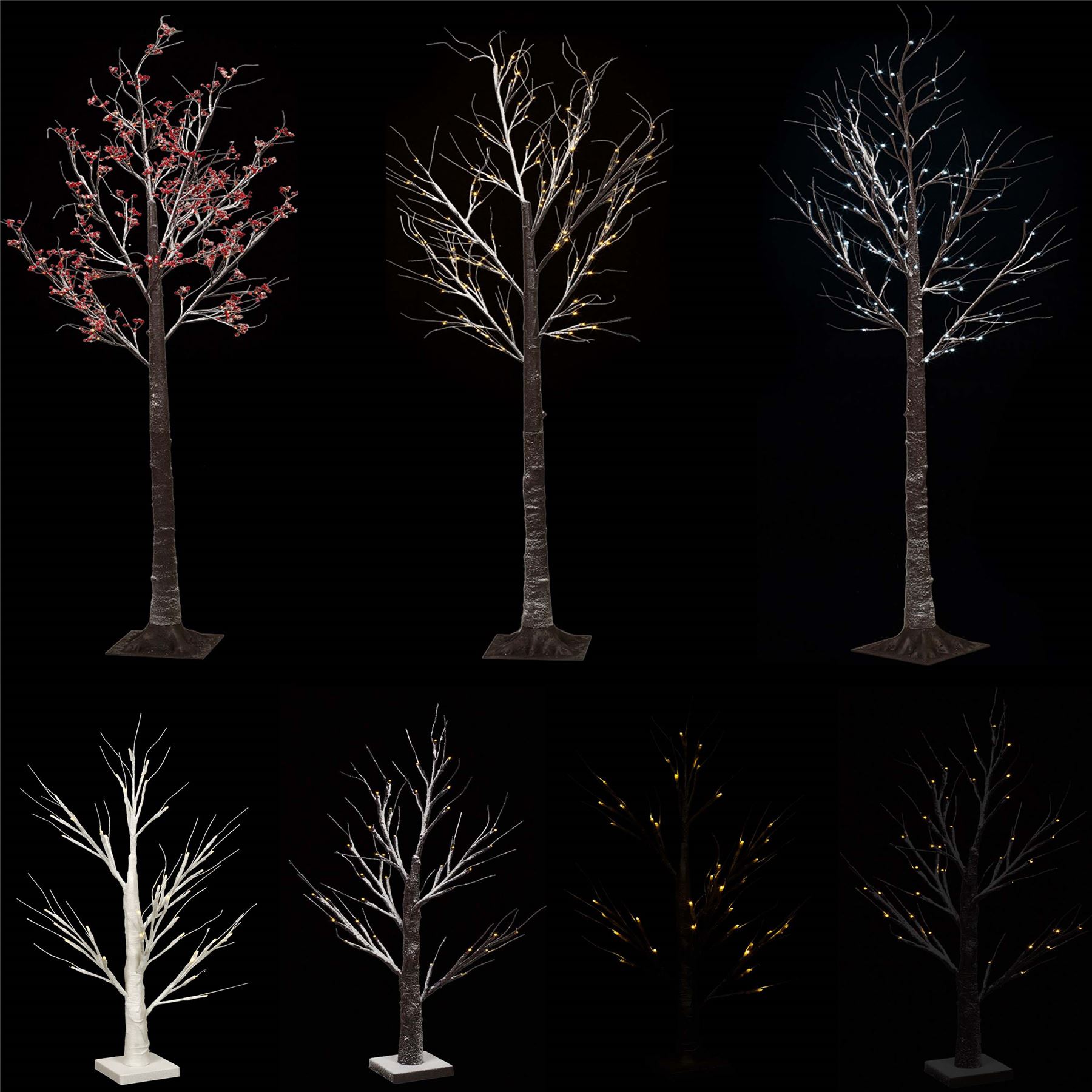 Christmas Pre Lit Twig 120 Led Floor Standing 7ft 210cm 70cm Outdoor Indoor Tree eBay