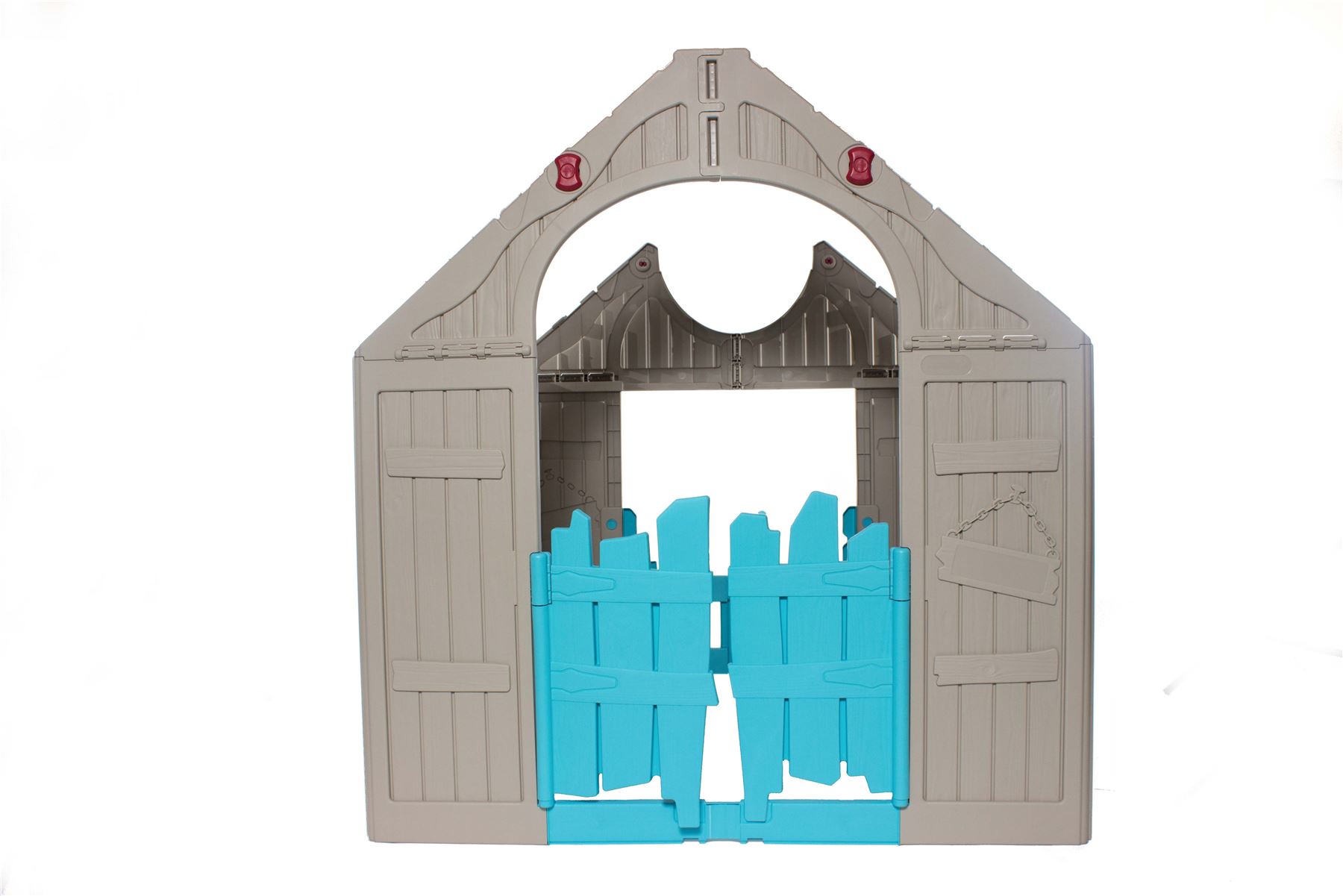 KETER Garden Outdoor/Indoor Kids Folding Playhouse Childrens Plastic