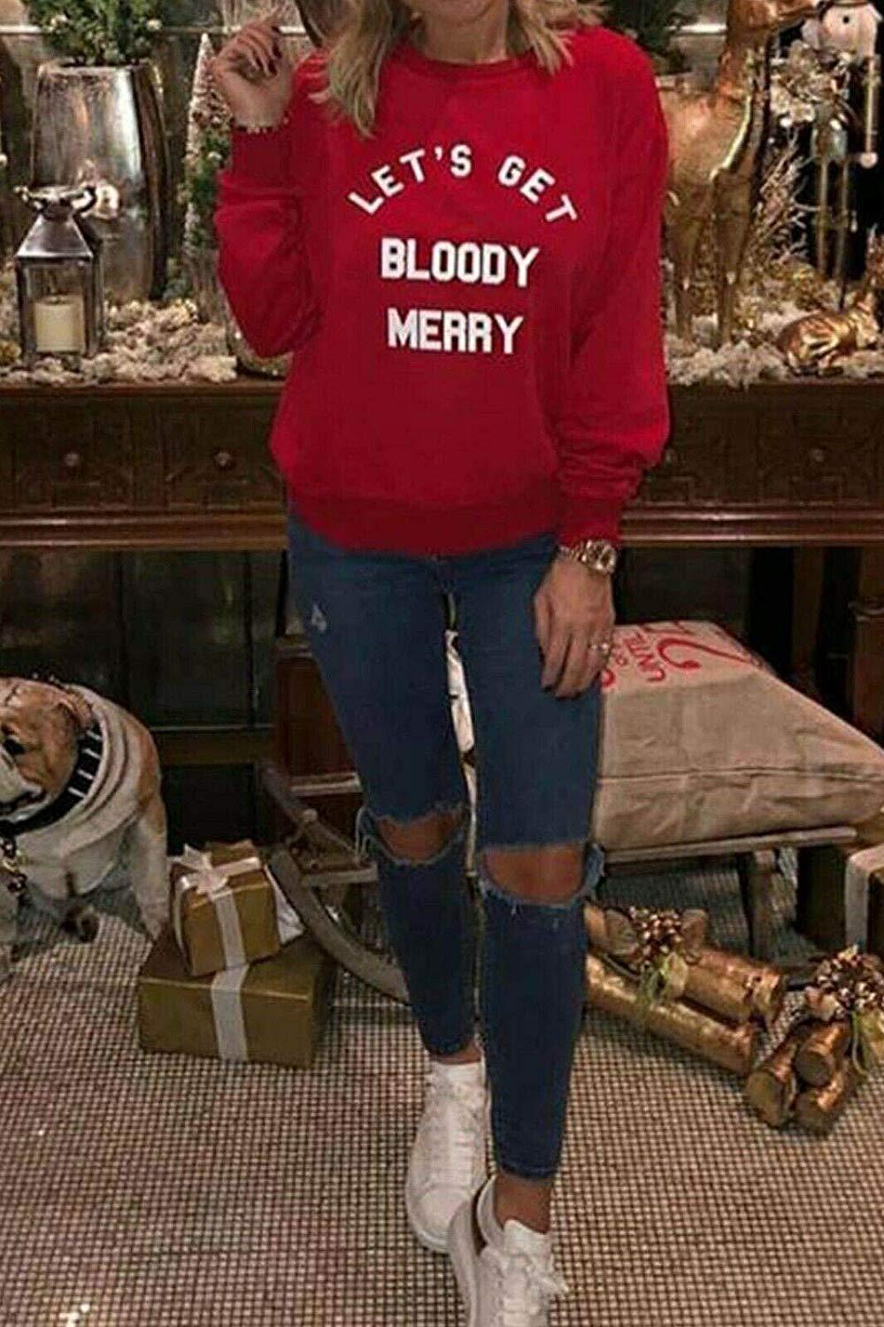 ladies slogan sweatshirt