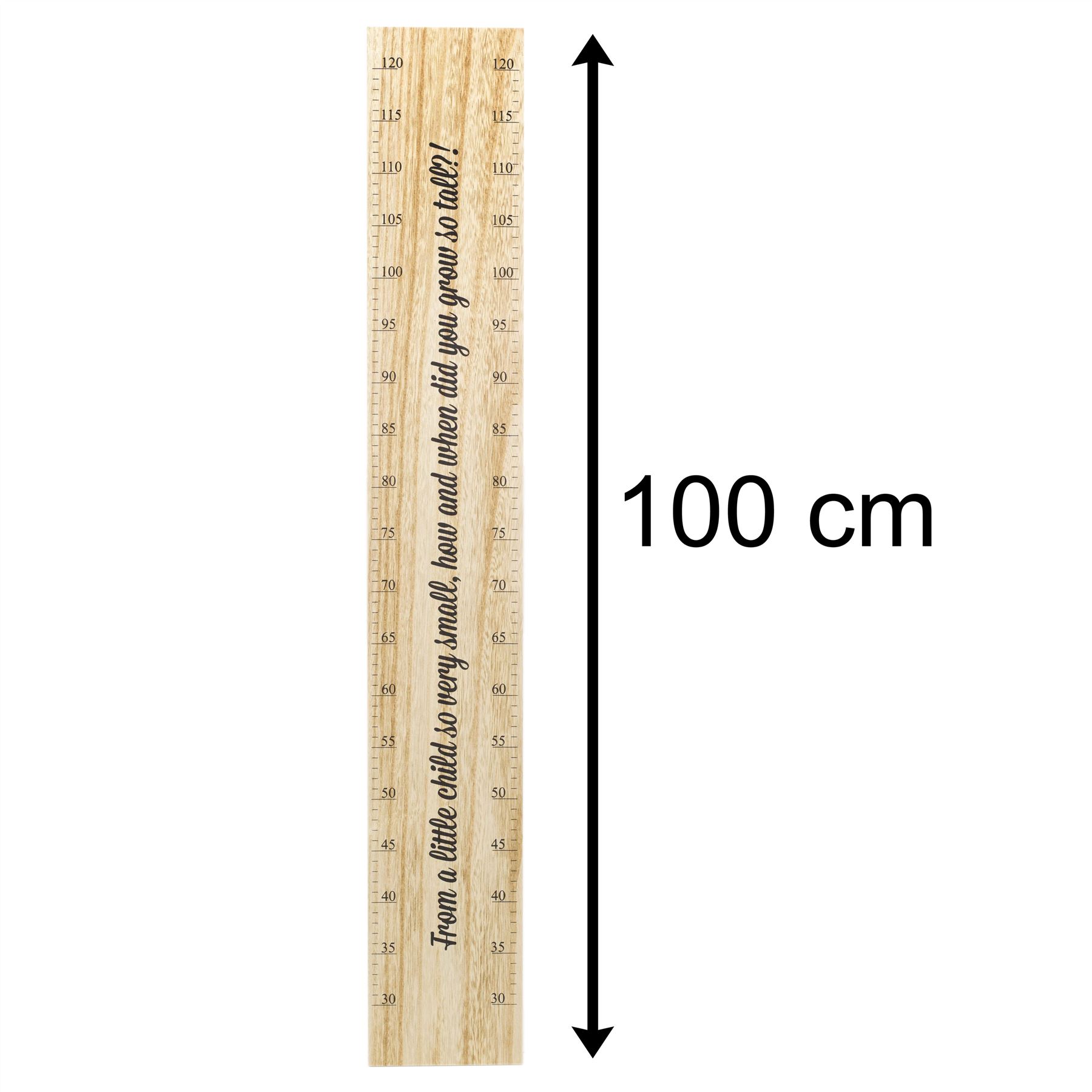 Children's Wooden Height Chart |100cm Kids Growth Chart Children's Room - Picture 3 of 8