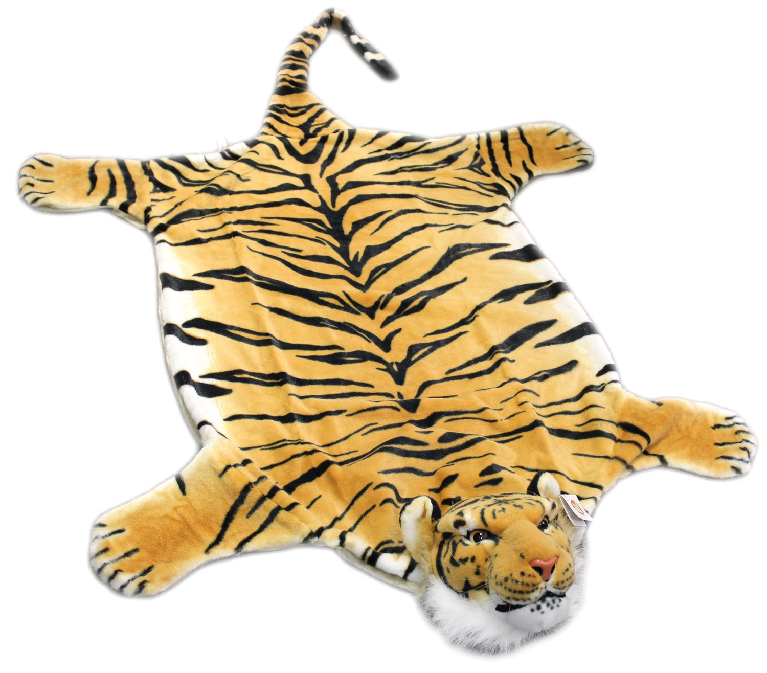 Fake Fur ZEBRA plush skin zebraskin striped RUG KING LARGE SIZE 88,5/" 59/" in new