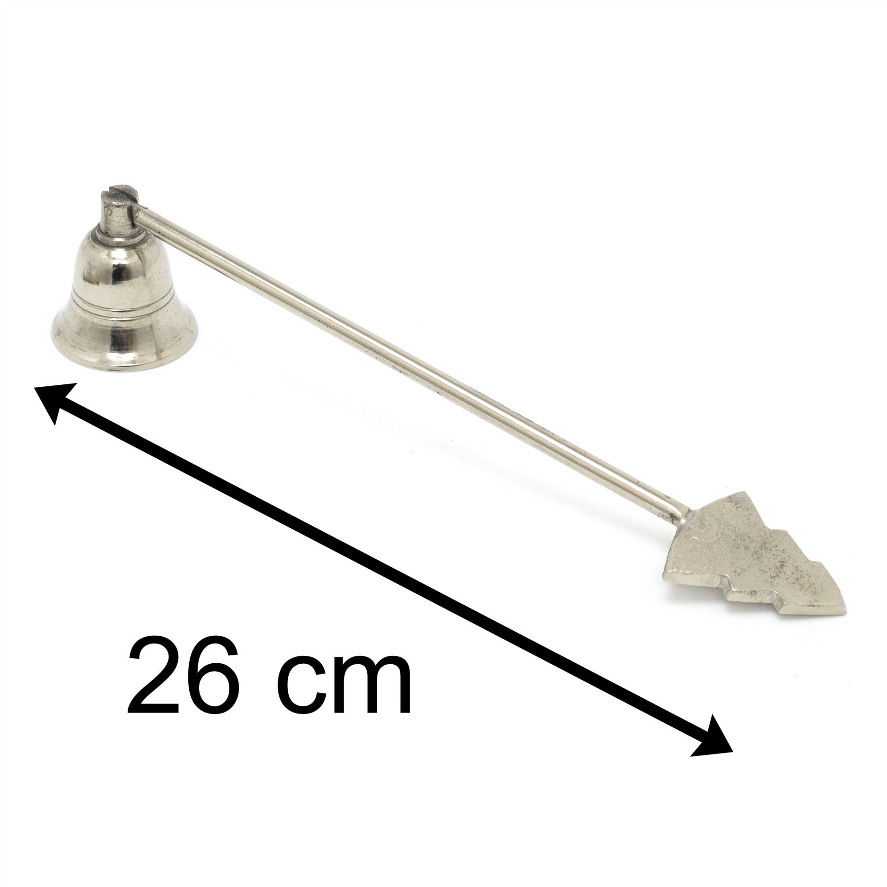 Christmas Tree Candle Extinguisher Candle Tool Carousel Home Gifts Silver Metal Candle Snuffer 23cm Candle Accessories