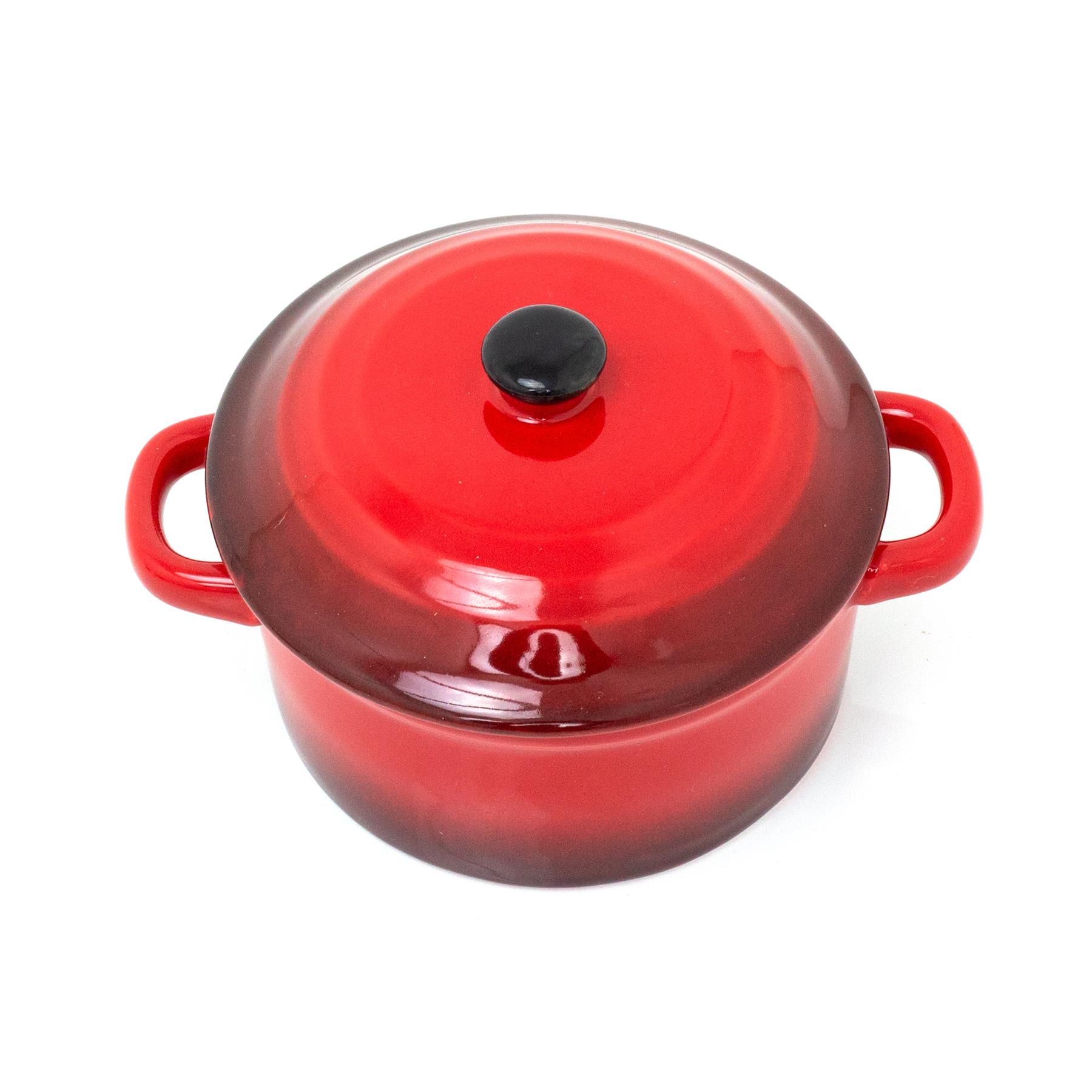 Ovenproof Ceramic Porcelain Pan Mini Casserole Oven Dish Cocotte With Lid 10cm - Picture 14 of 15