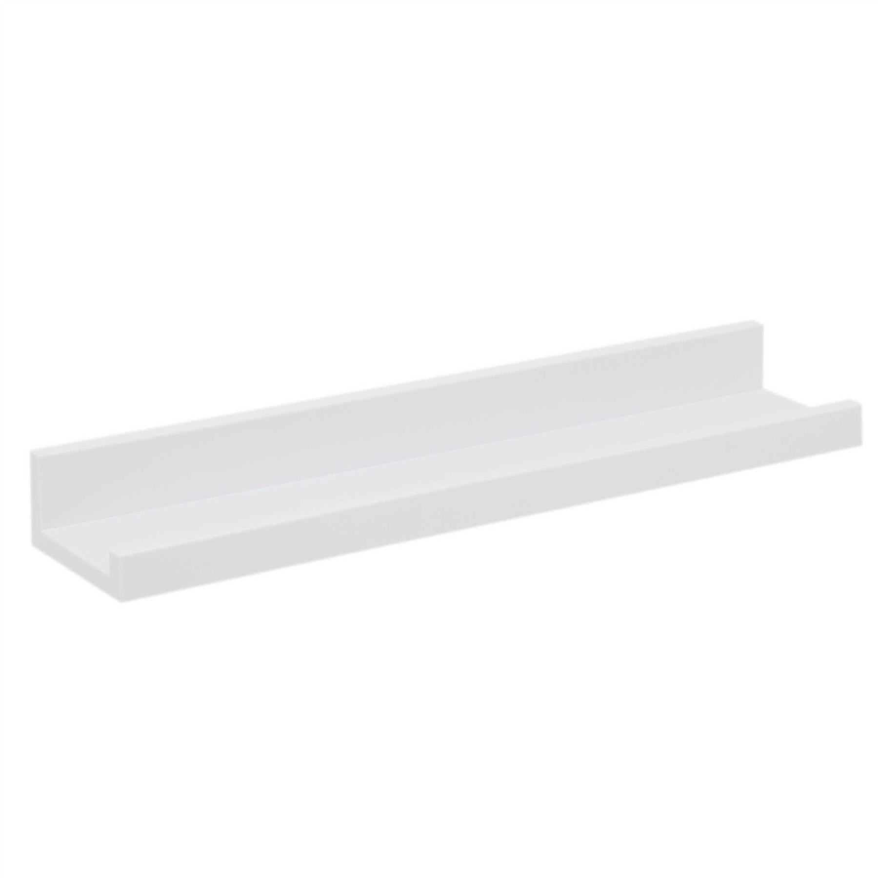Set of 2 Floating ABS Plastic Shelves | Spice Rack, Picture Photo Display - Picture 9 of 11