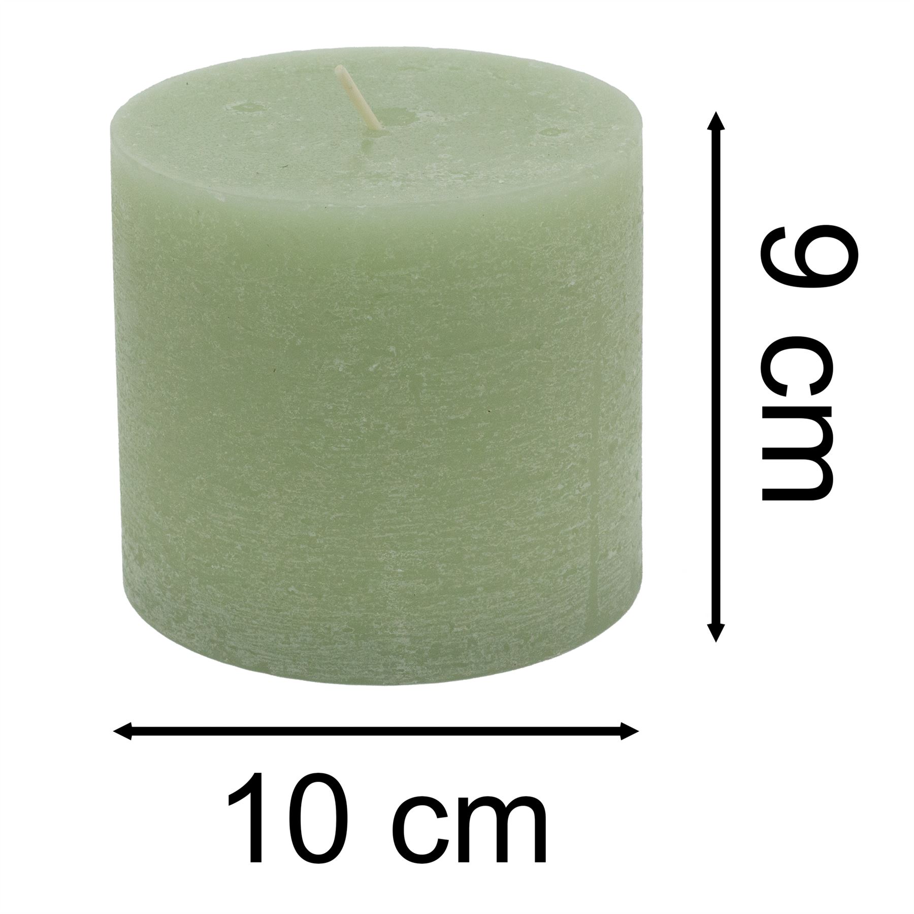 Zest 3x9 Inch Purple Pillar Candle - Long-Burning Smokeless & Dripless For Weddings & Events