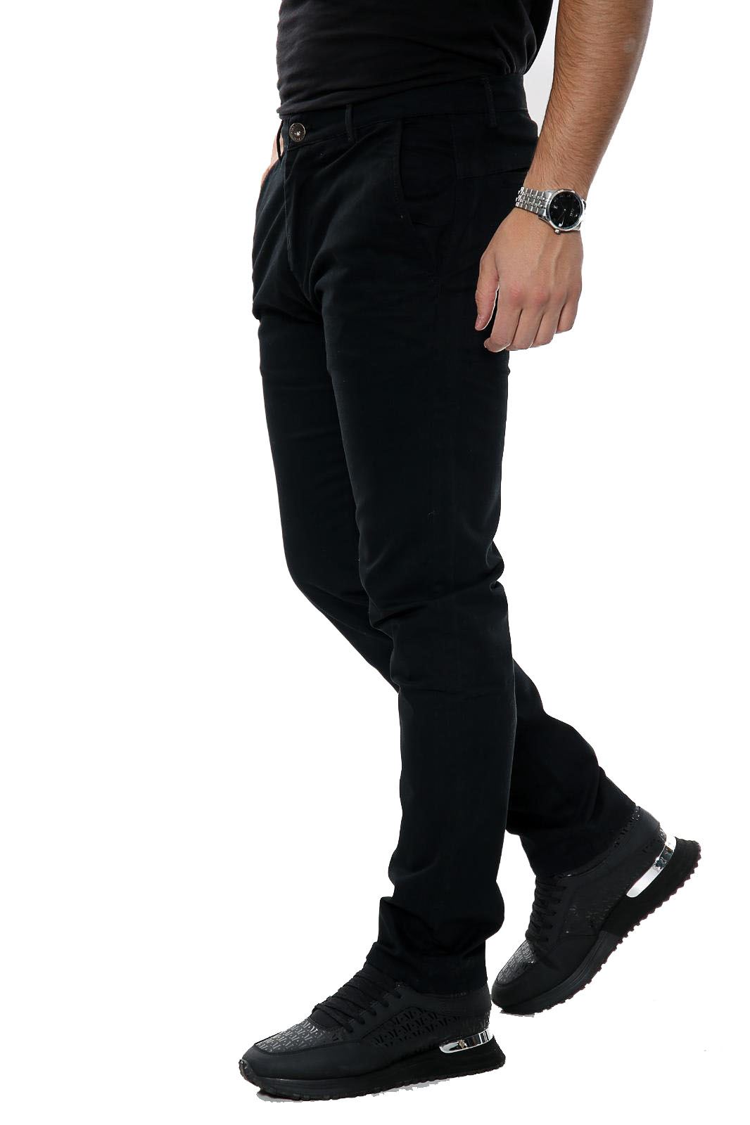Mens Slim Fit Chino Trouser Pant Bottom Stretch Jeans - Picture 6 of 19