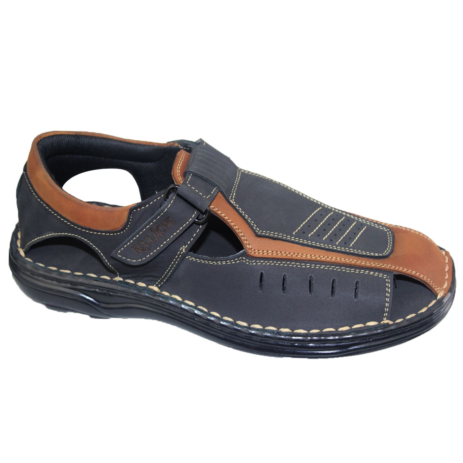 Para hombres Cuero Nobuck Sandalias Sandalias Hombres Caminar Sandalias  Sandalia De Cuero Para Hombre Para | eBay