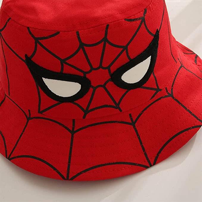 Unisex Reversible Cartoon Bucket Hat Boys Hats Girls Travel Sun Hat For