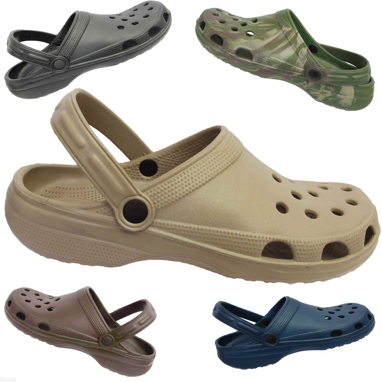 mens plastic clogs