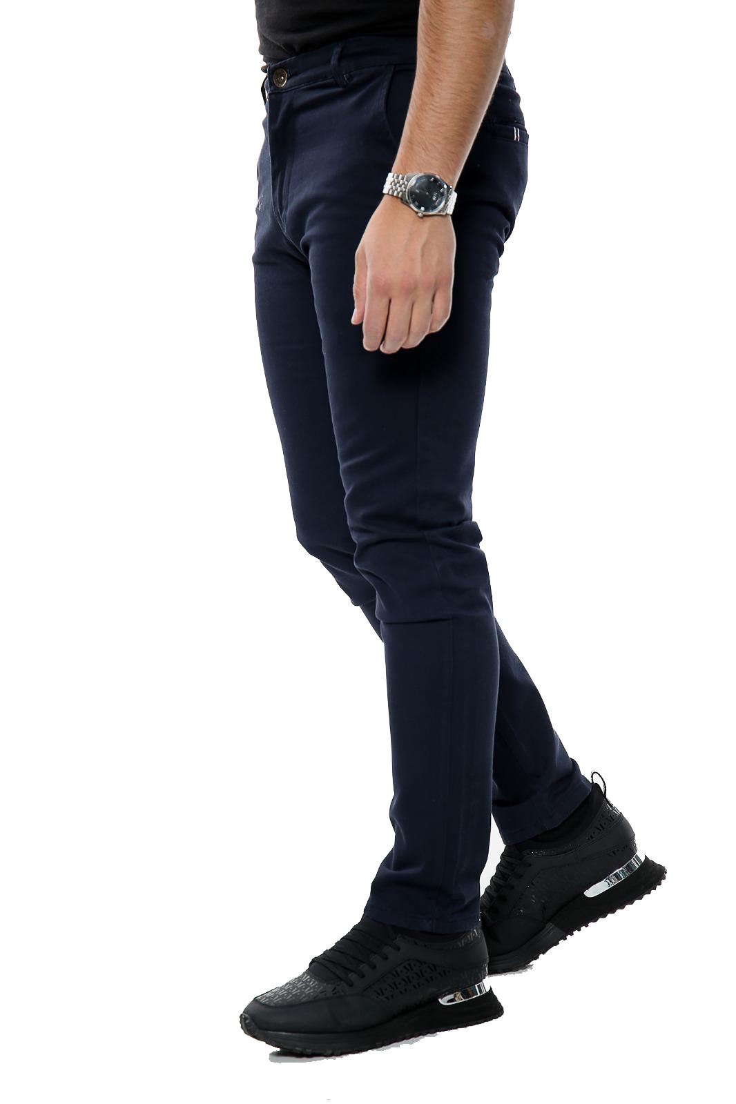Mens Slim Fit Chino Trouser Pant Bottom Stretch Jeans - Picture 17 of 19