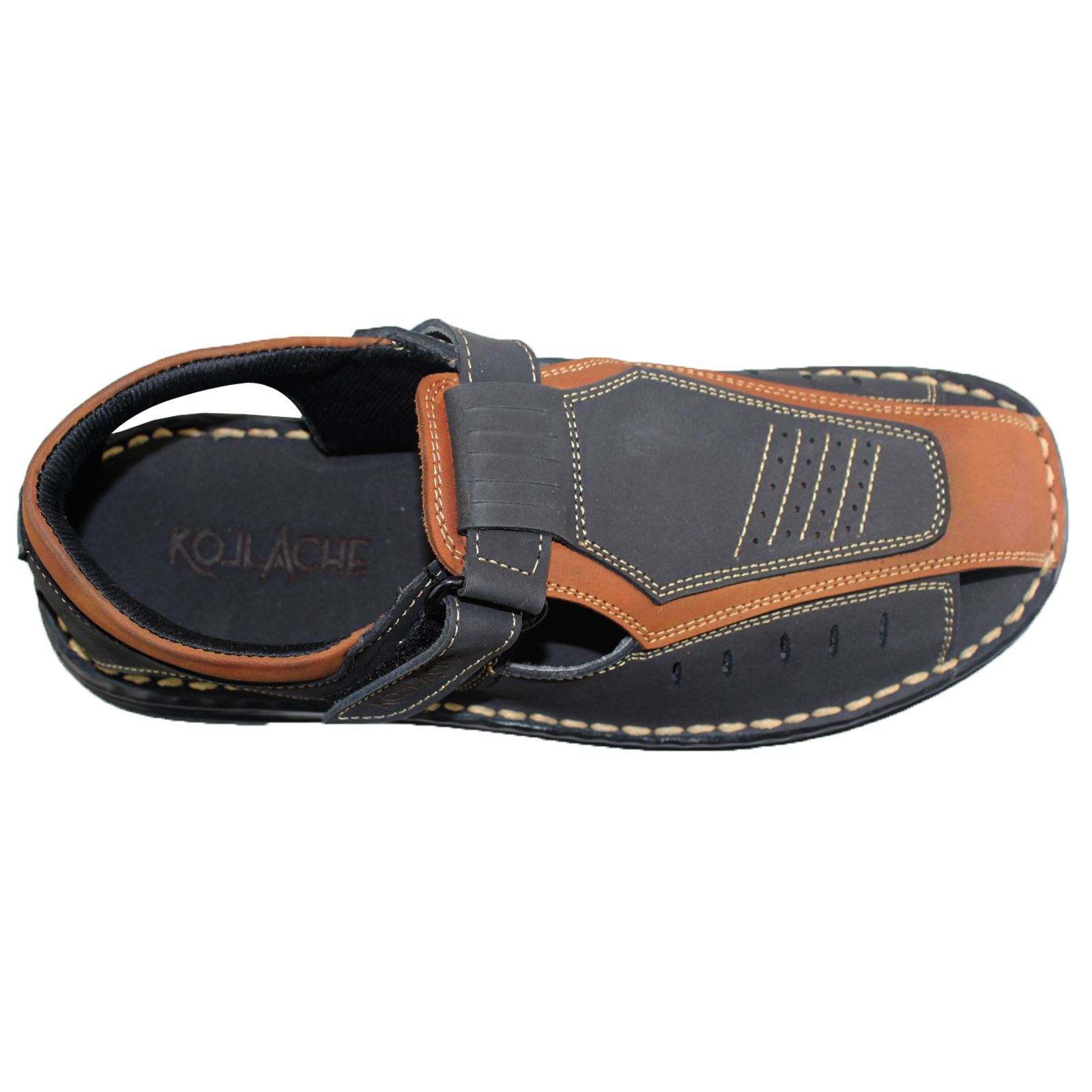 Mens Buckle Fastening Sandals Flat Beach Walking Fashion Casual Summer