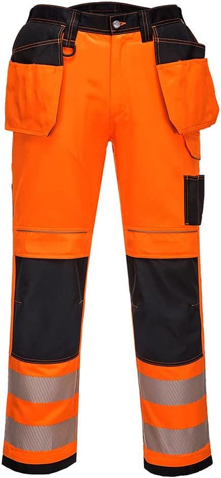Pantaloni da uomo Hi Vis fondina bicolore da combattimento pantaloni da lavoro fondo carico - Foto 3 di 10