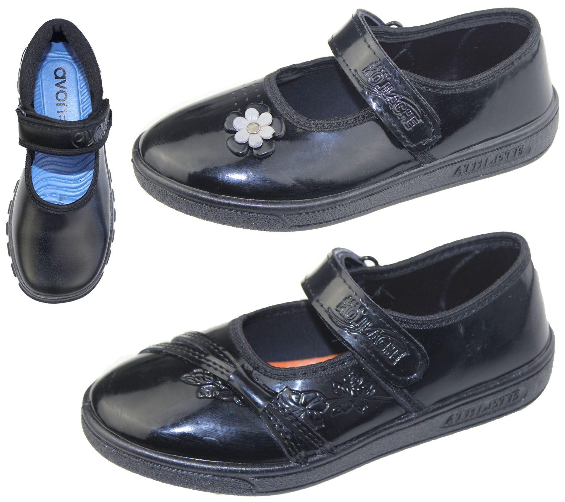 infant girls school shoes