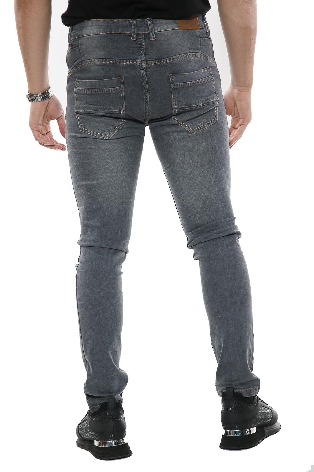 Herren schmale Passform Jeans Hose Hose Unterteil schmale Passform Jeans Herrenhose - Bild 7 von 13