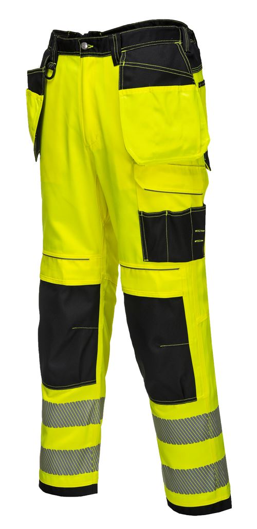 Pantaloni da uomo Hi Vis fondina bicolore da combattimento pantaloni da lavoro fondo carico - Foto 7 di 10