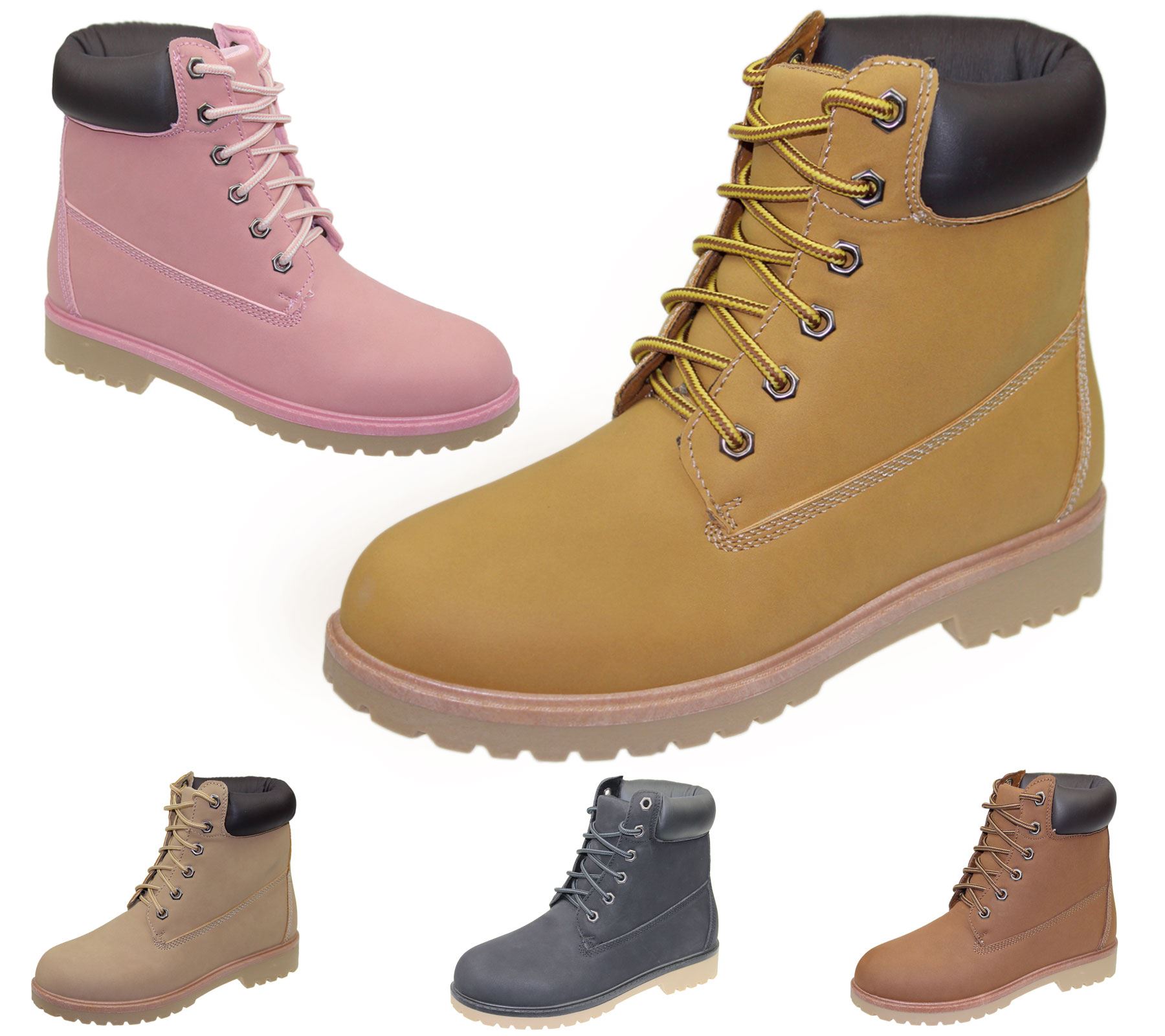 Women Fashion Military Hiking Boots Ankle Desert Trail Combat Walking Lace Shoes Women Fashion Military Hiking Boots Ankle Desert Trail Combat Walking Lace Shoes