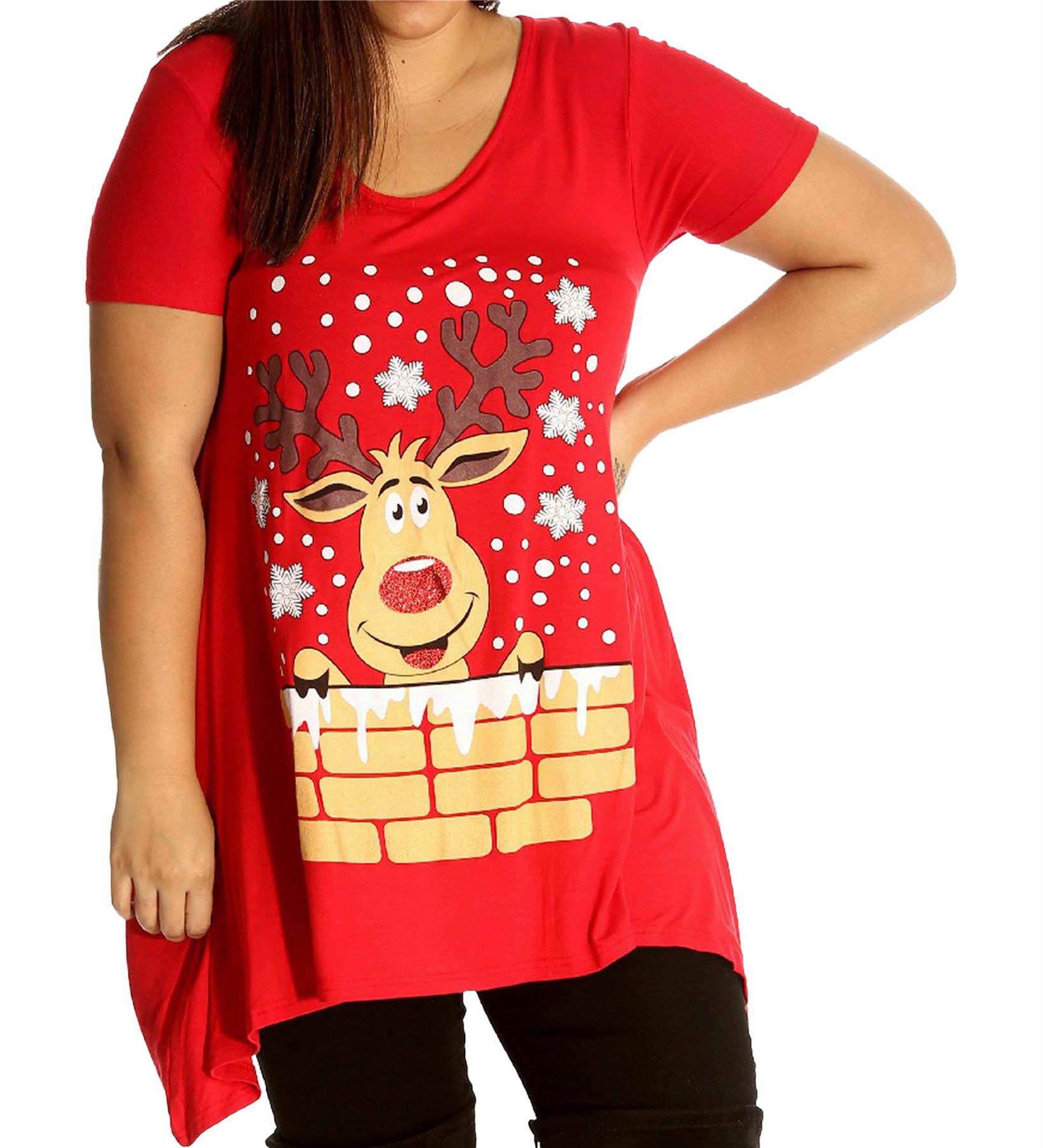 Christmas party shirts for women dressy 34 sleeve christmas t shirts