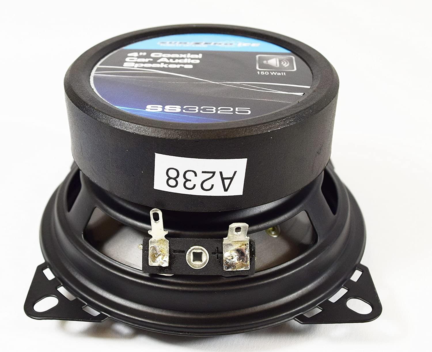 SUB ZERO 150W 4" COAXIAL 10CM 2 WAY CAR VAN DOOR SHELF SPEAKER SPEAKERS