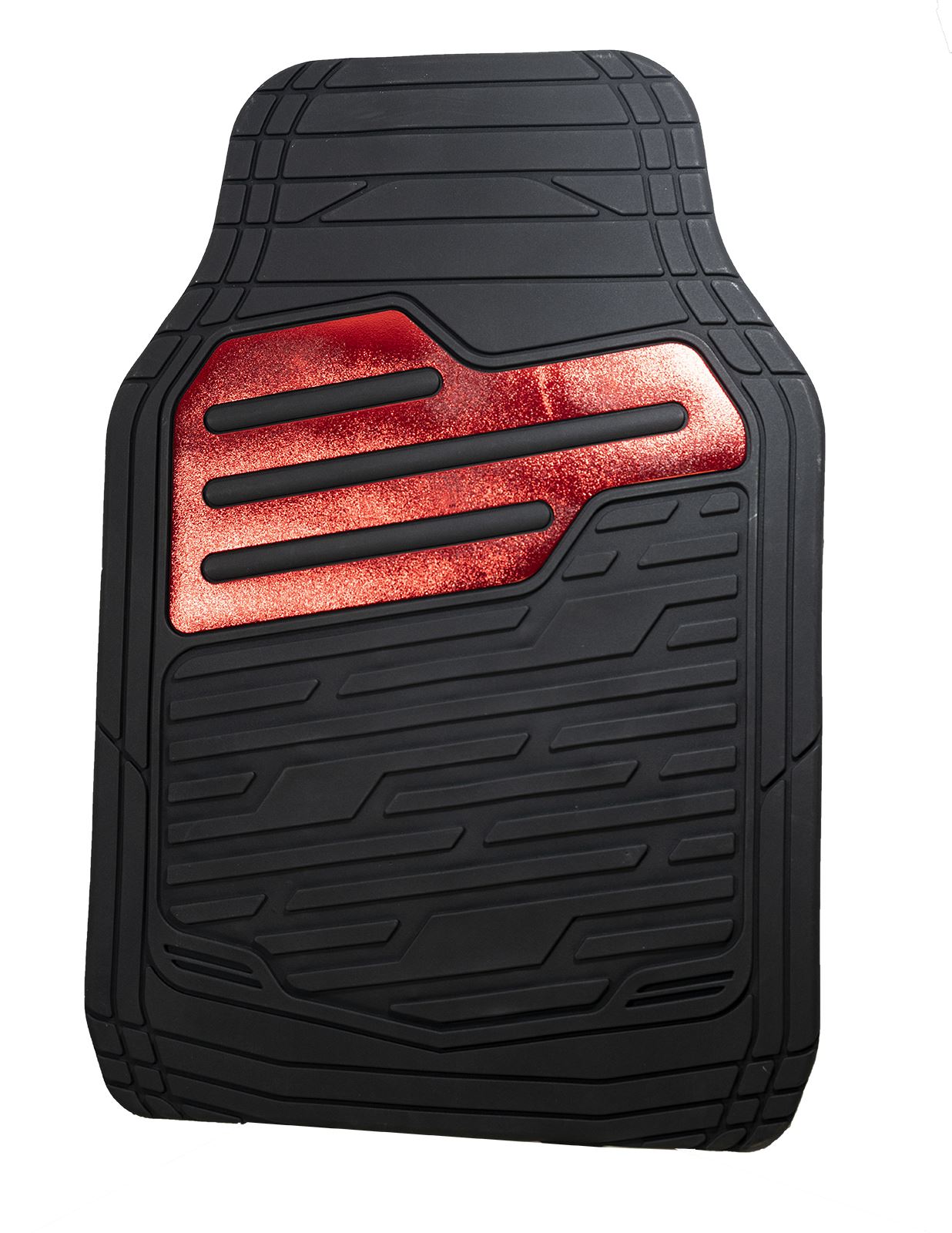 Heavy Duty Rubber Floor Mats Set with Red for BMW Mini Cooper Clubman