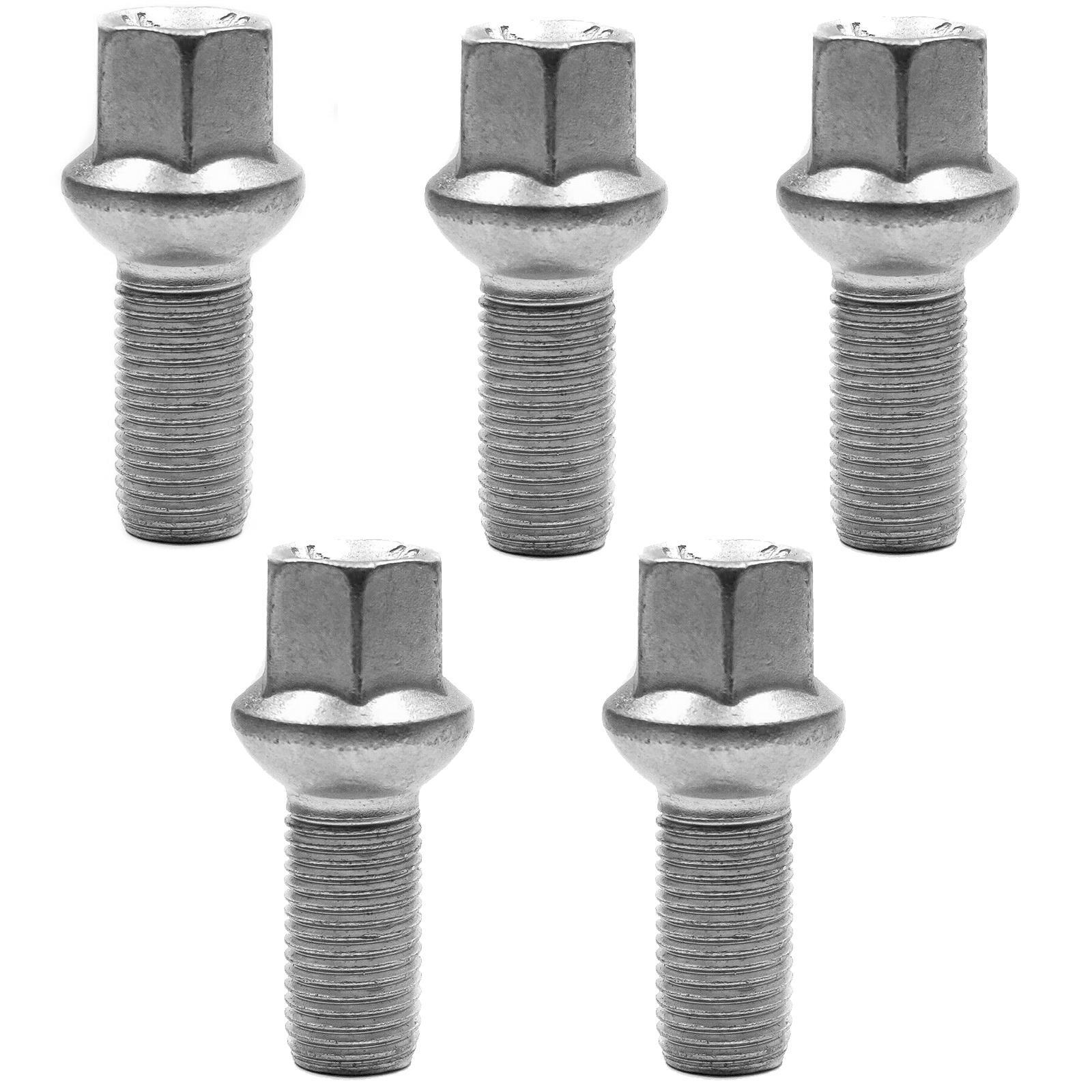 5 x Wheel Bolts Nut Fits Audi A1 A2 A3 A4 A5 A6 A7 A8 TT MK1 2 & 3 eBay