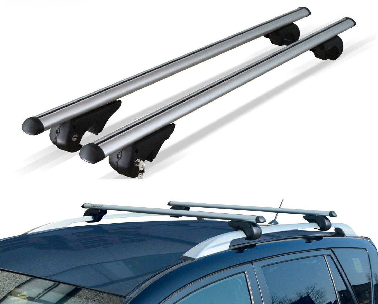 Aluminium Roof Rack Cross Bars fits Skoda Kodiaq 2017 on 5 door eBay
