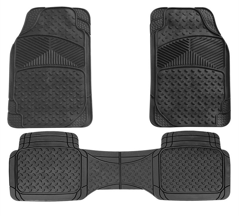 3pc Full Set Heavy Duty Rubber Floor Mats fits Seat Leon Toledo
