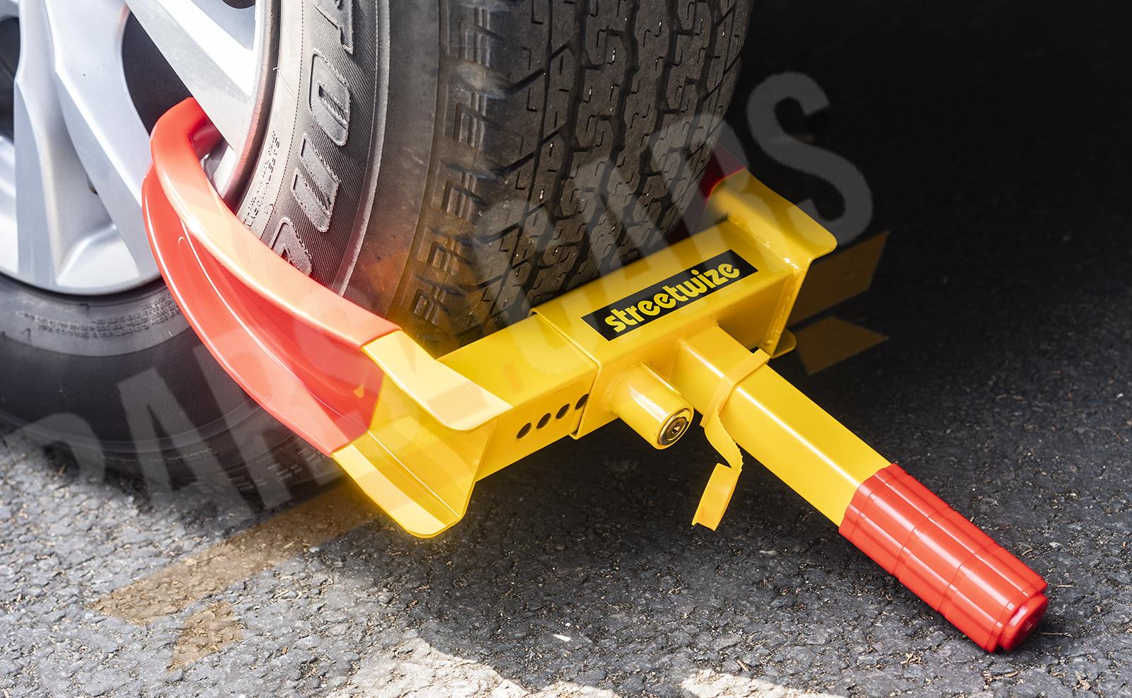 Streetwise Steel Alloy Wheel Clamp Claw Style Easy Fit Van Car Caravan