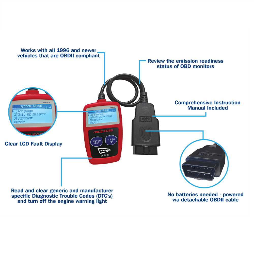 fits Peugeot RCZ Car Engine Fault Code Reader Diagnostic Reset Repair Tool OBDII 5026637664212