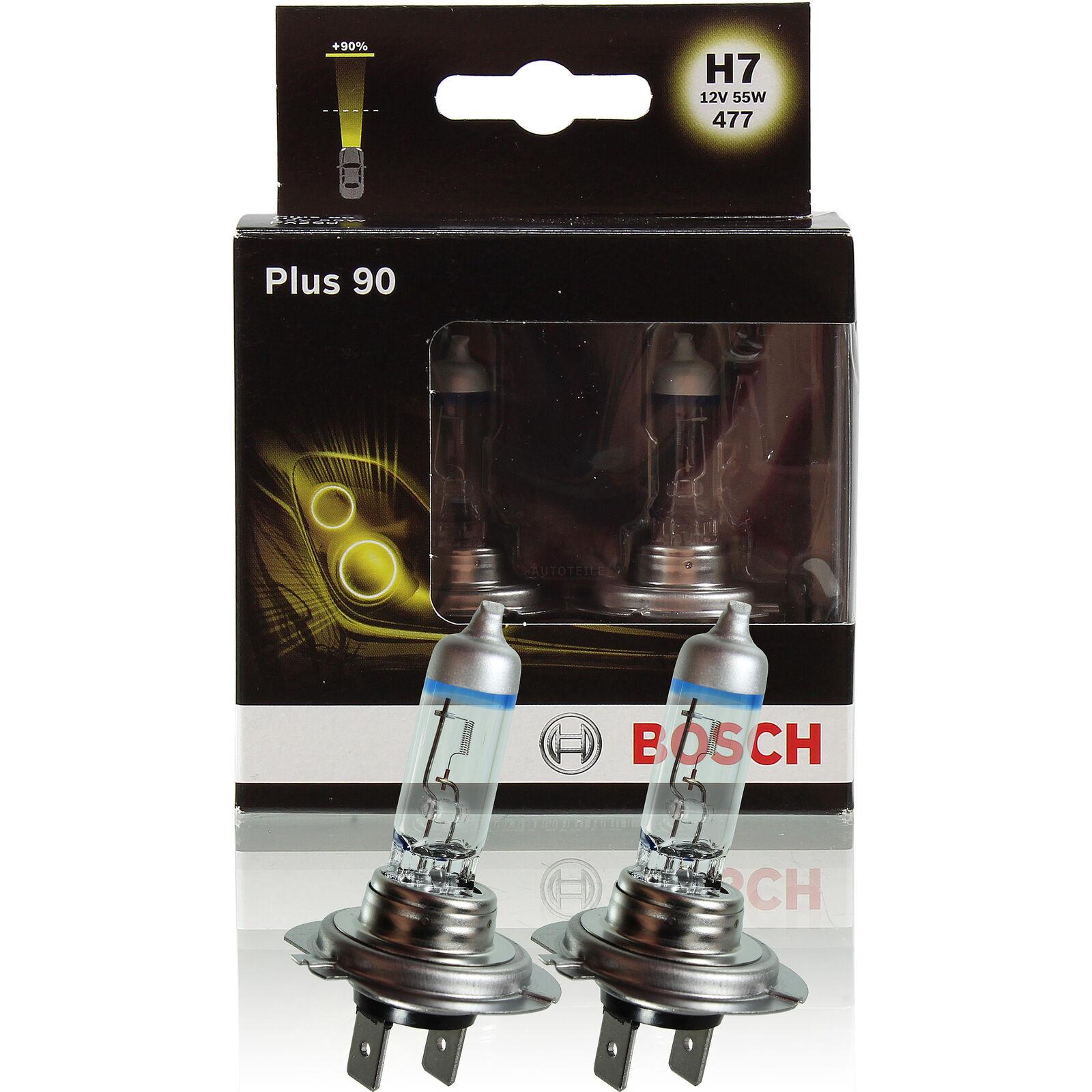 Bosch Plus 90 H7 Headlamp Bulbs Twin Pack 12v 55w 477 4058476562887 | eBay