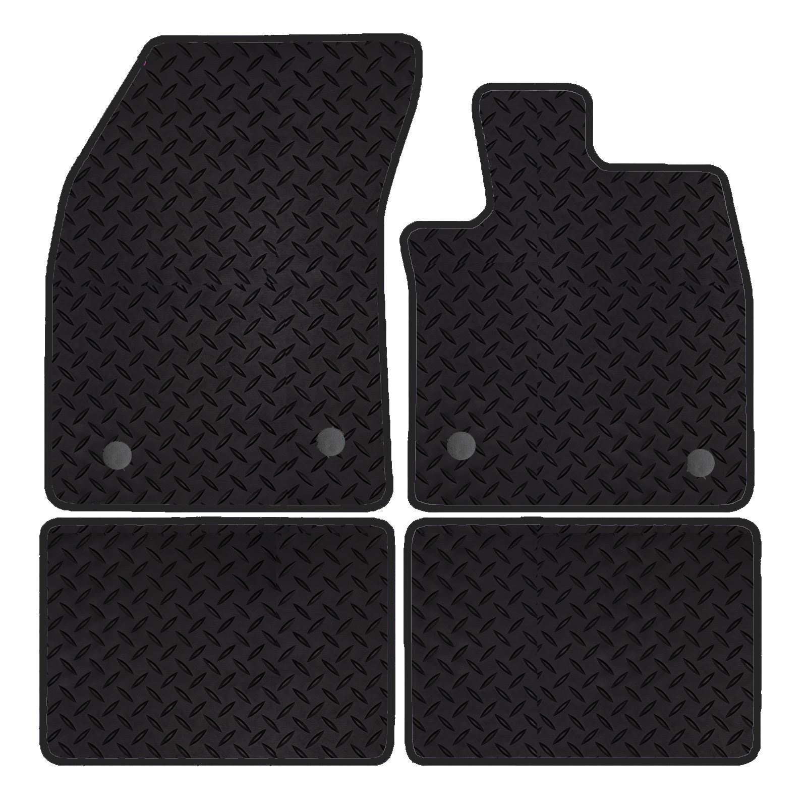 Tailored fit Rubber Floor Mat for Ford Focus 2018+ MK4 Onwards Red trim eBay