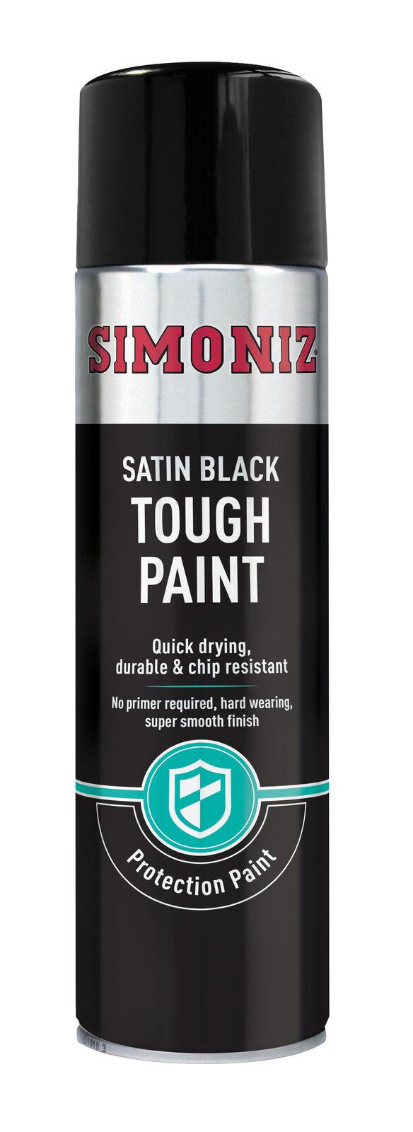 Autosmart Gloss Black Paint 400ml (Black spray for car metals plastics) TRADE eB