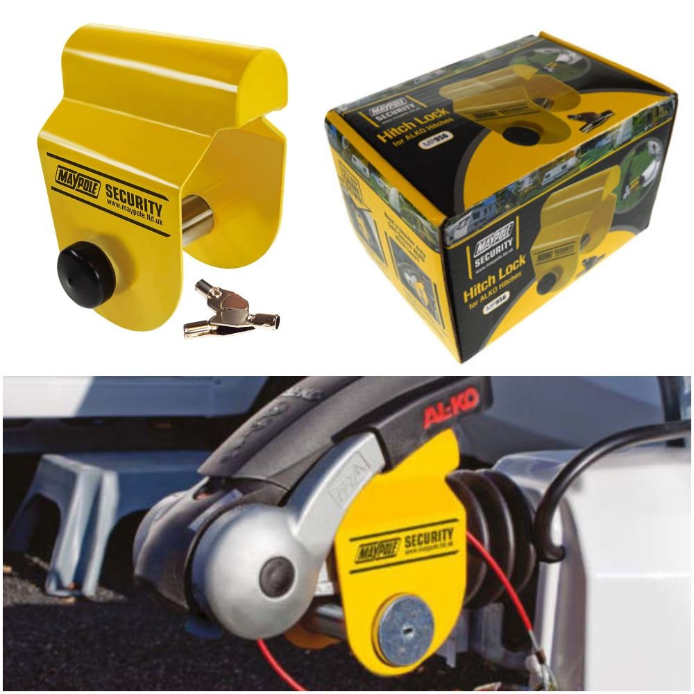 Maypole MP956 Caravan Trailer Insurance APPROVED Hitch Lock For Alko AL