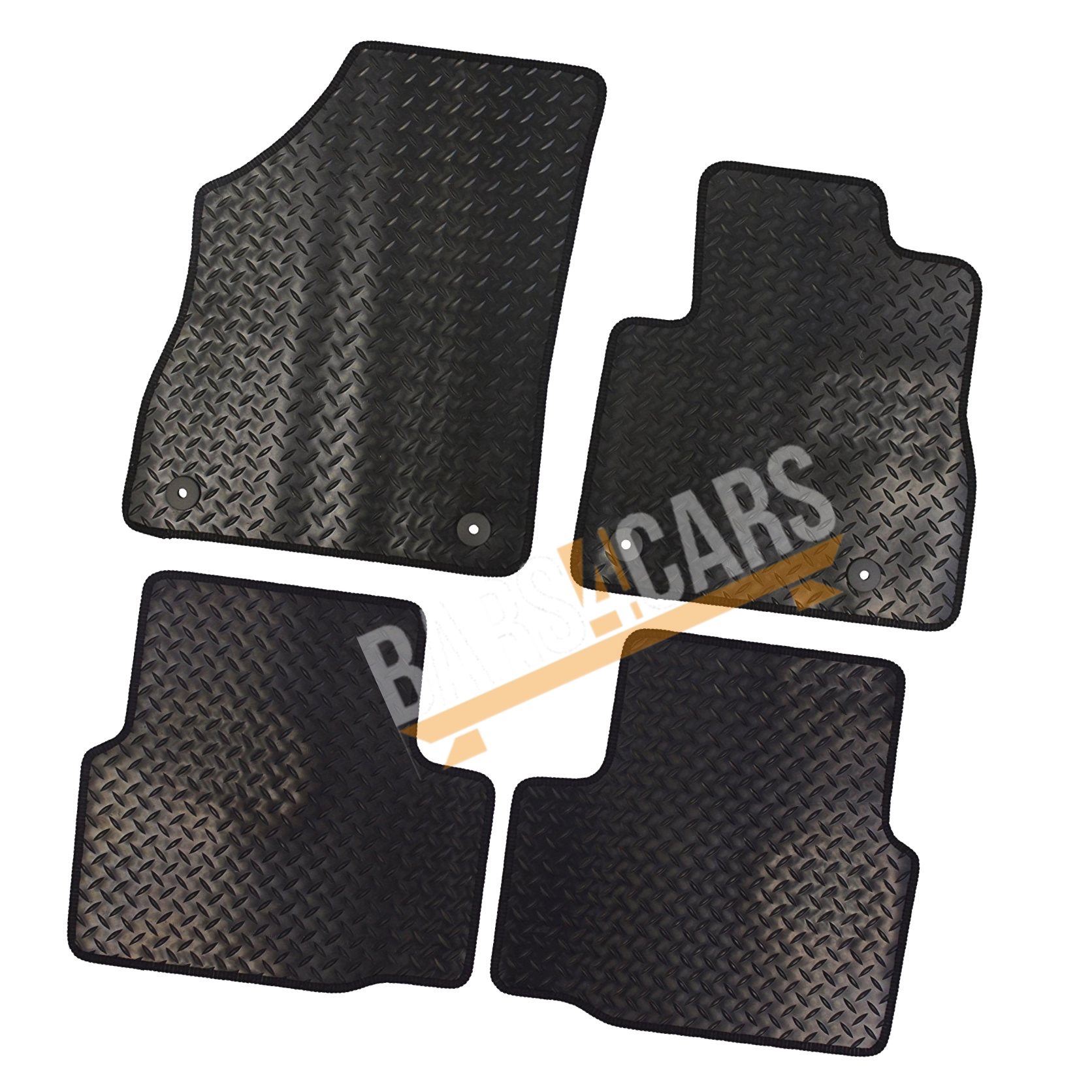 Fully Tailored Rubber Car Mats for Vauxhall Astra 15 ON Set of 4 With 4