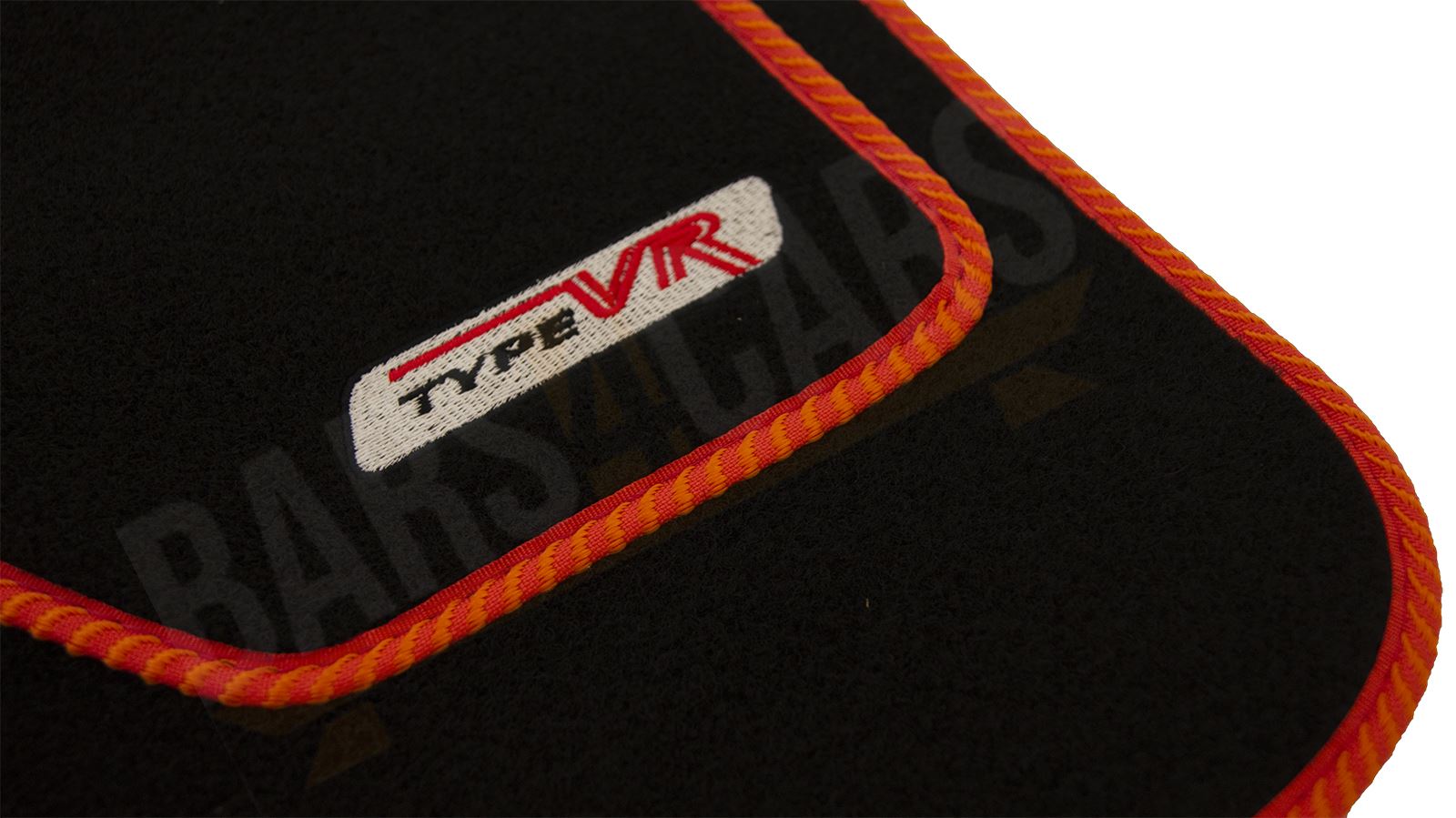 4 x Black Carpet Floor Mats w Red Trim fits Vauxhall ASTRA CORSA AGILA