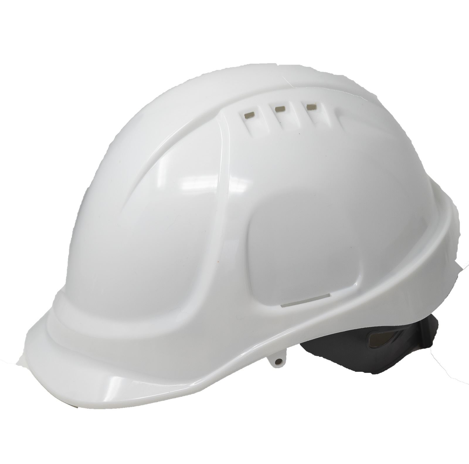 Black Vented Safety Helmet Helmets Hard Hat Sweatband Builders Work eBay