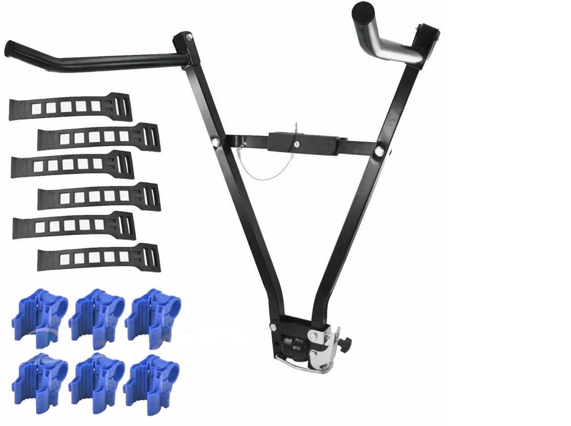 3 Bike Tow Bar Towbar Towball Mount Cycle Bicycle Carrier Car Van Rack