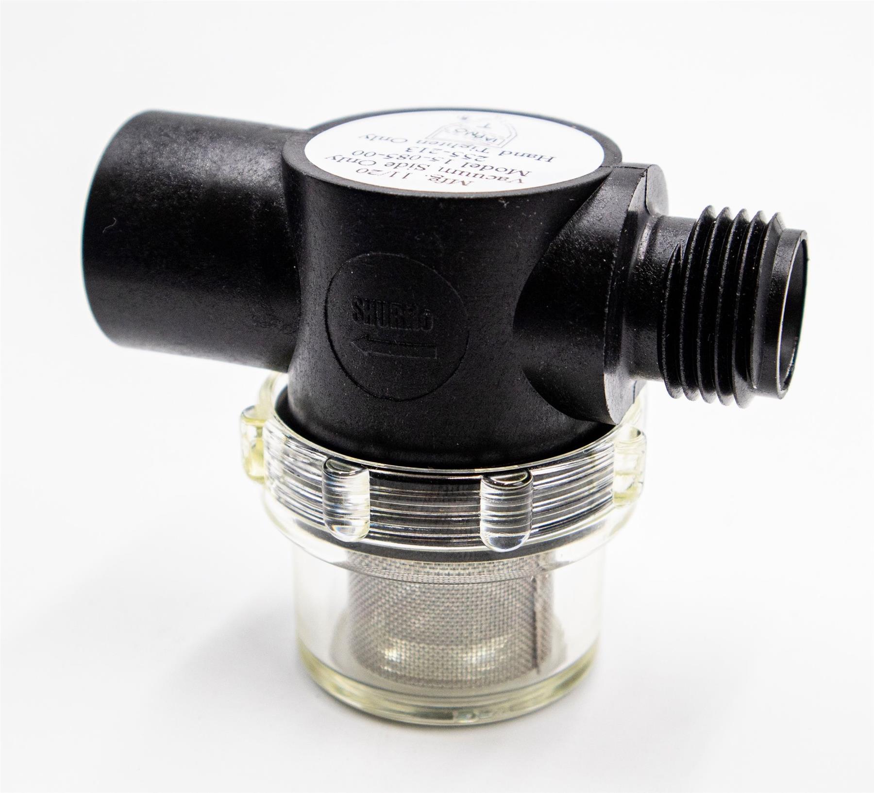 GENUINE SHURFLO PUMP FILTER STRAINER 1/2" 1/2" INLINE FILTER 255