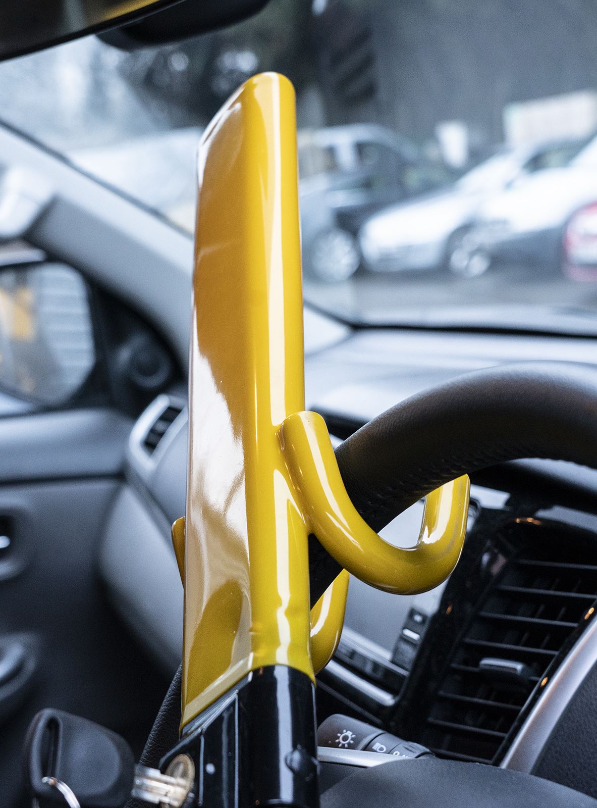 Steering Wheel Lock High Security Anti Theft Twin Bar for Land Rover