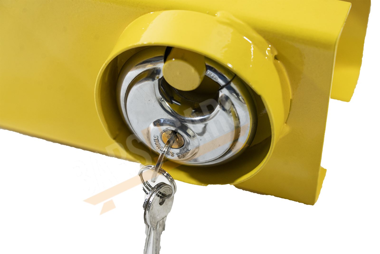 UNIVERSAL CARAVAN TRAILER HITCH COUPLING LOCK WITH PADLOCK 110mm x