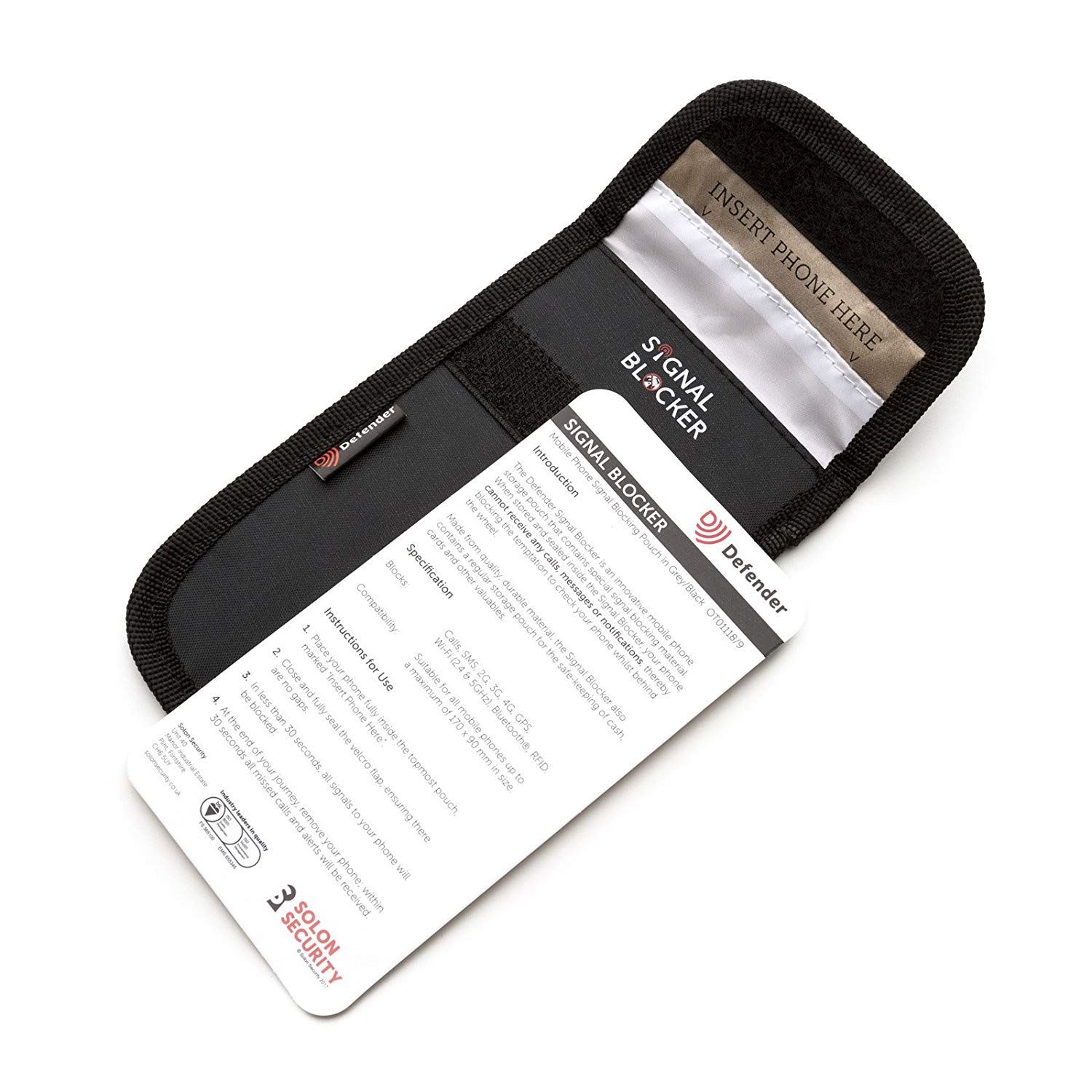 Faraday Defender segnale Blocker Cellulare Auto Portachiavi segnale di disturbo Pouch