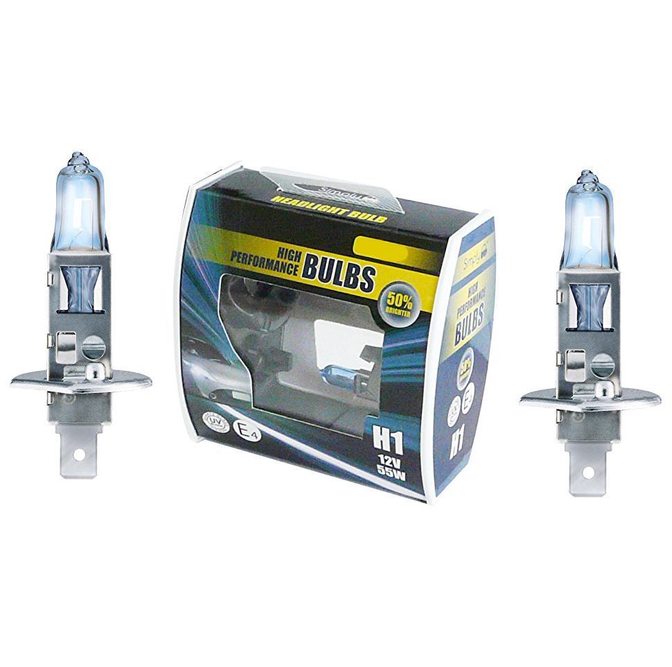 2x H1 Car Headlamp Dipped Beam Bulb 50 Brighter fits HONDA CRV Mk III
