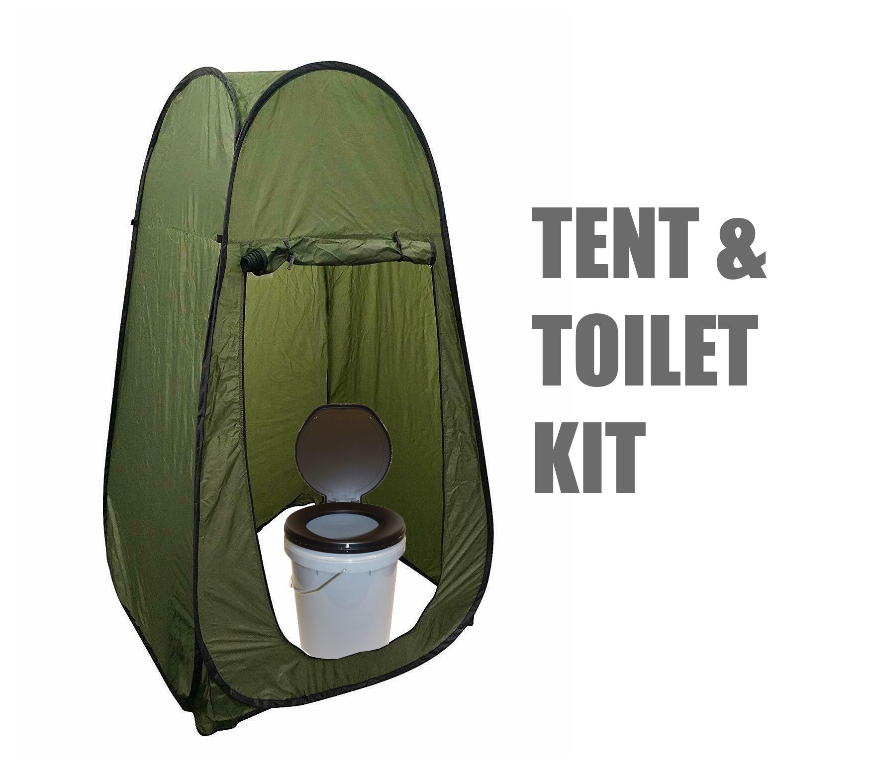 Portable Outdoor Instant Pop Up Tent Toilet Privacy Camping Includes