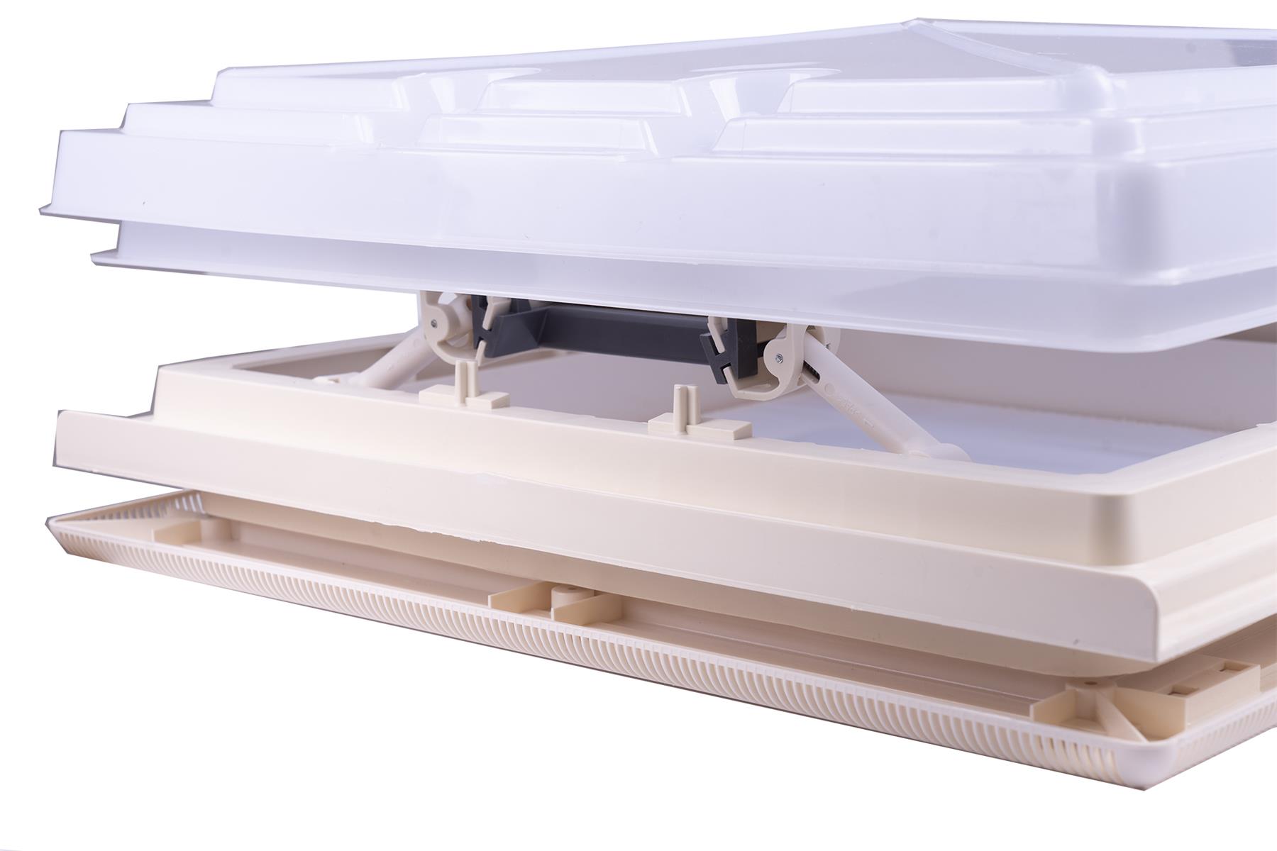 Roof Vent Sky Light Caravan Motorhome 400 x 400mm Ivory MPK
