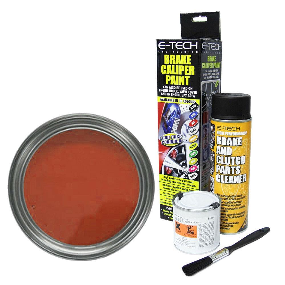 e tech caliper paint red