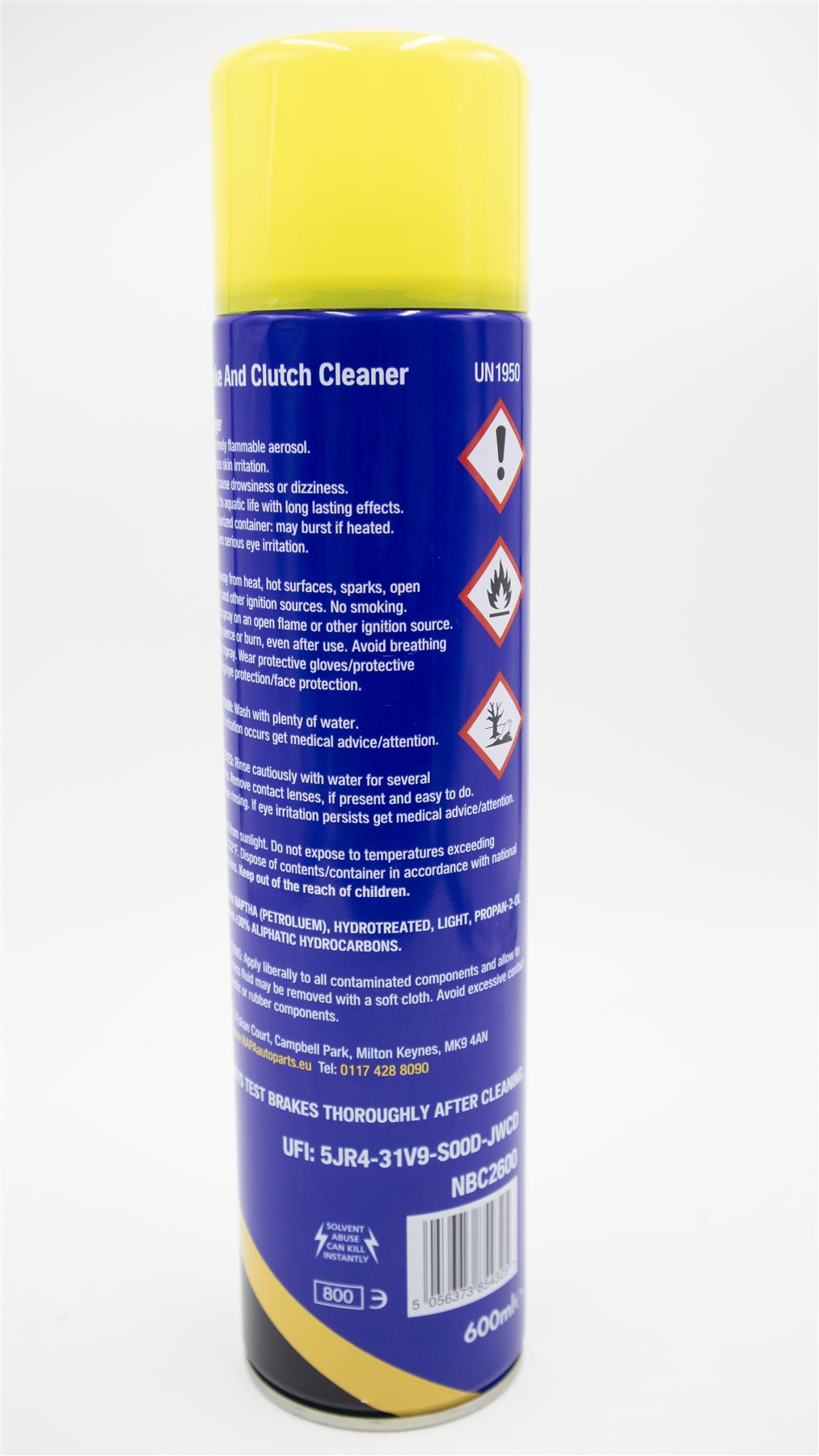 NAPA Brake Clutch Parts Cleaner Aerosol Spray Degreaser 600ml eBay