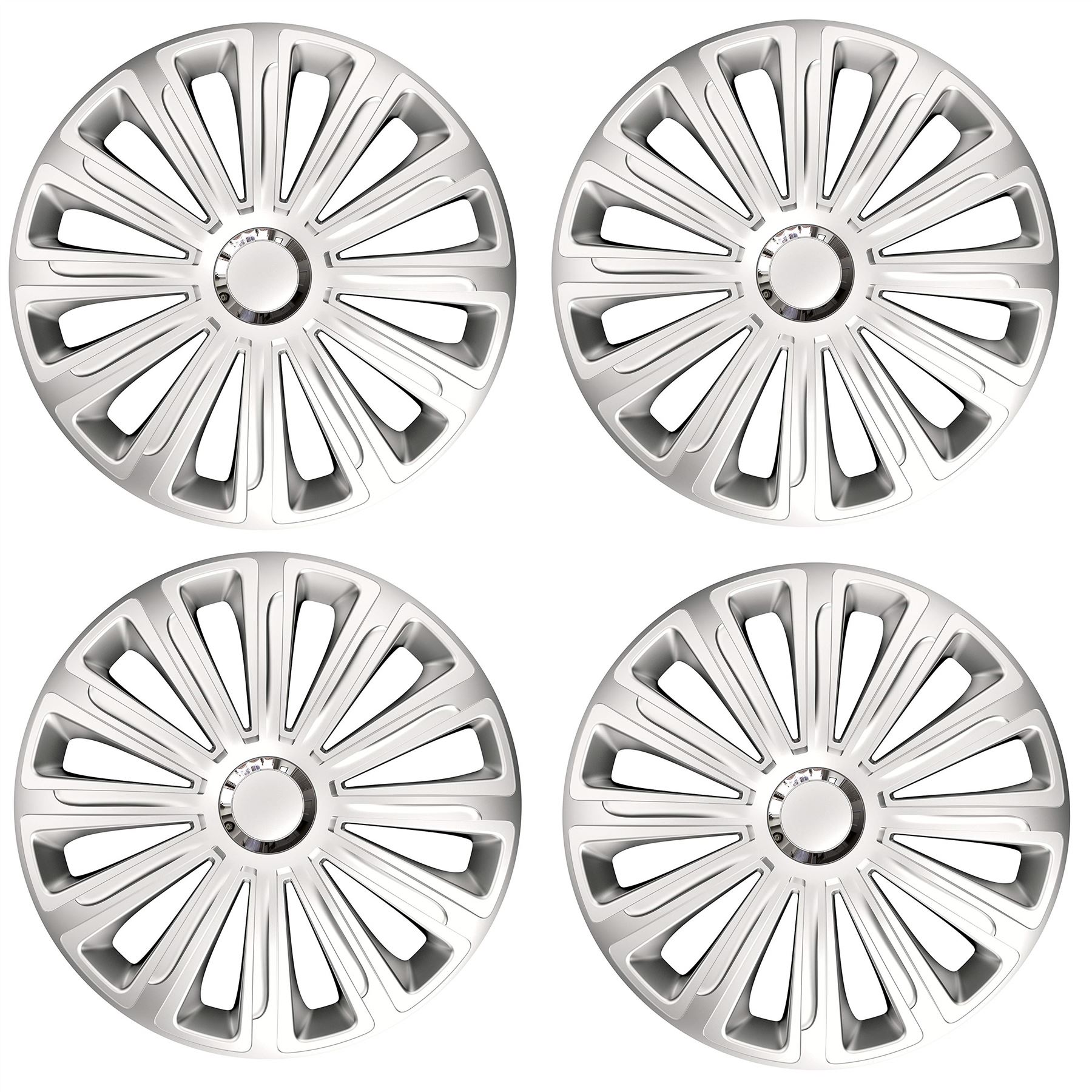 4x Wheel Trims Hub Cap 15" Cover fits Peugeot 106 107 108 206 207 208