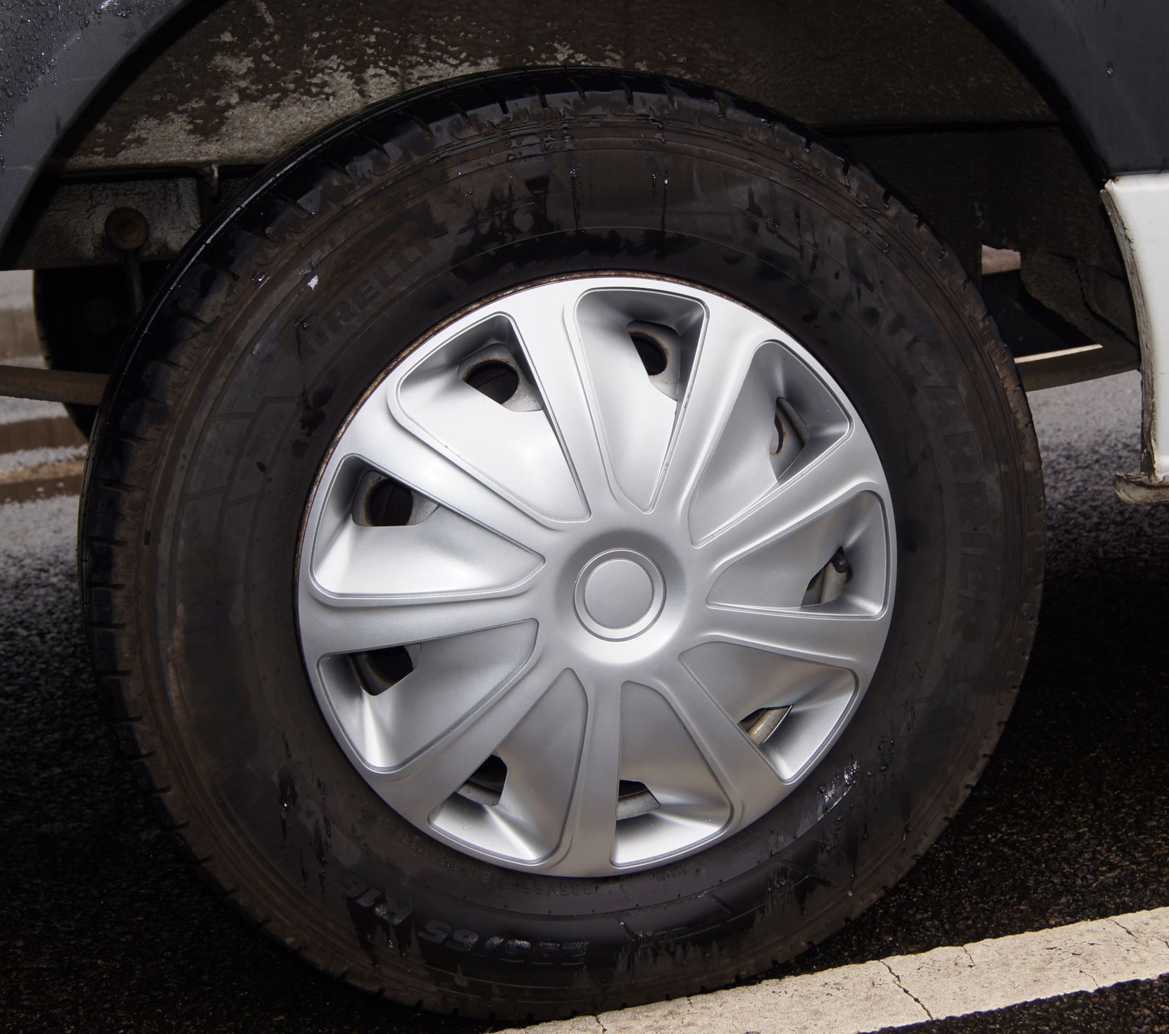 4x Silver 15" Inch Deep Dish Van Wheel Trims Hub Caps Fits Nissan NV200