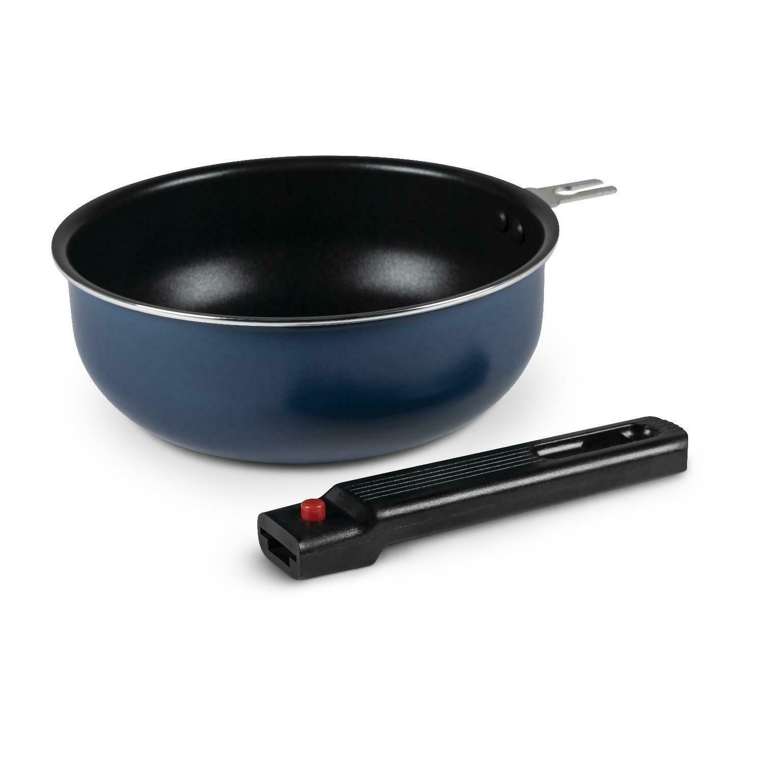 Kampa Camping Caravan Cookware Saucepans Frying Pans Removeable Handle